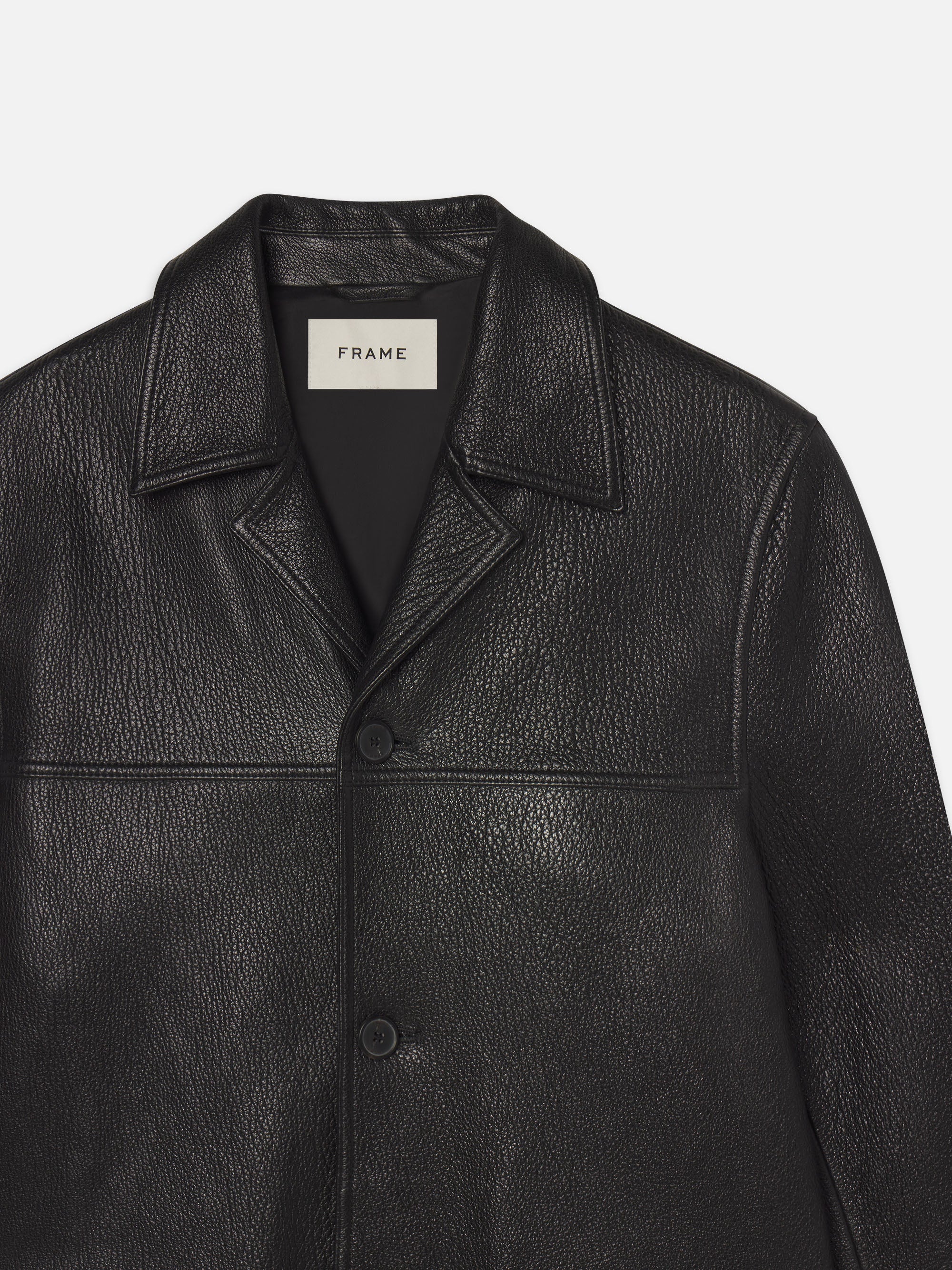 Leather Jacket -- Black - Image 4