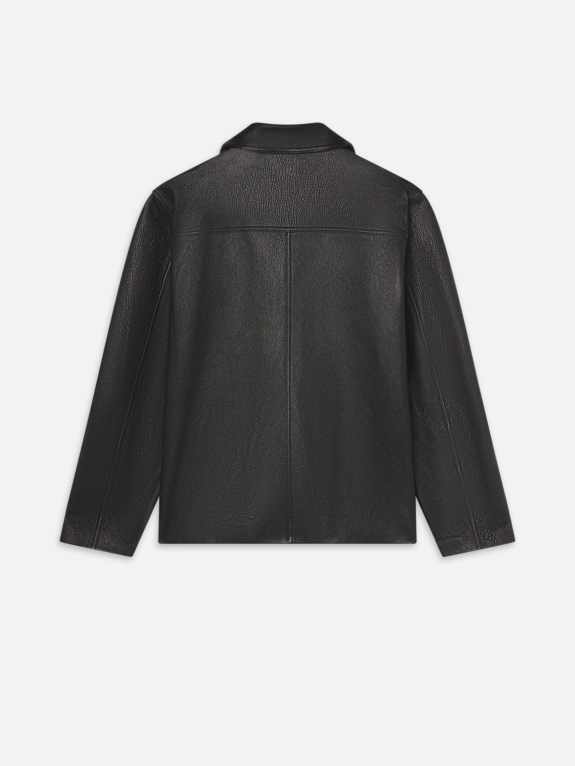 Leather Jacket -- Black - Image 5