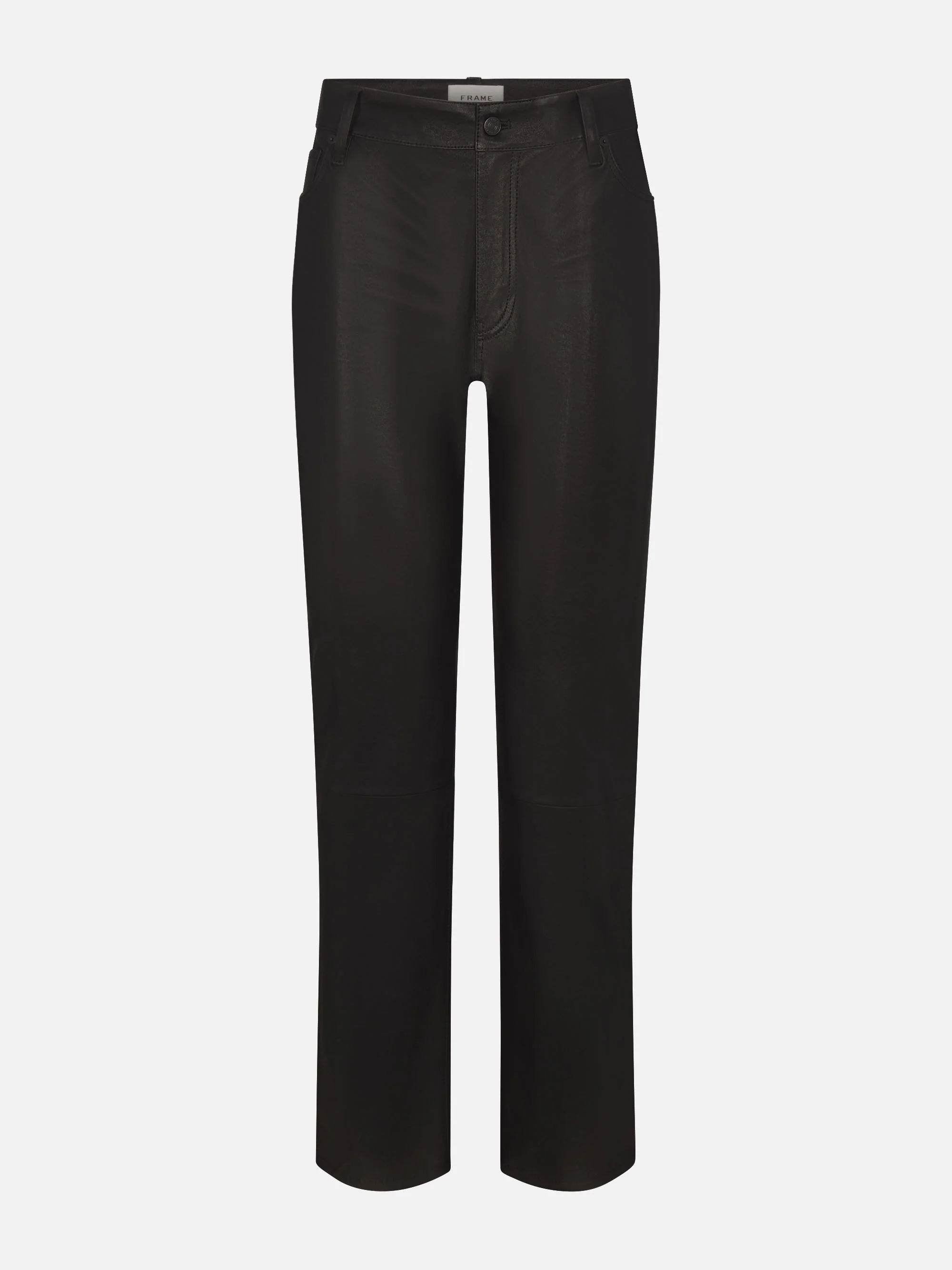 Leather Le Sleek Straight -- Black