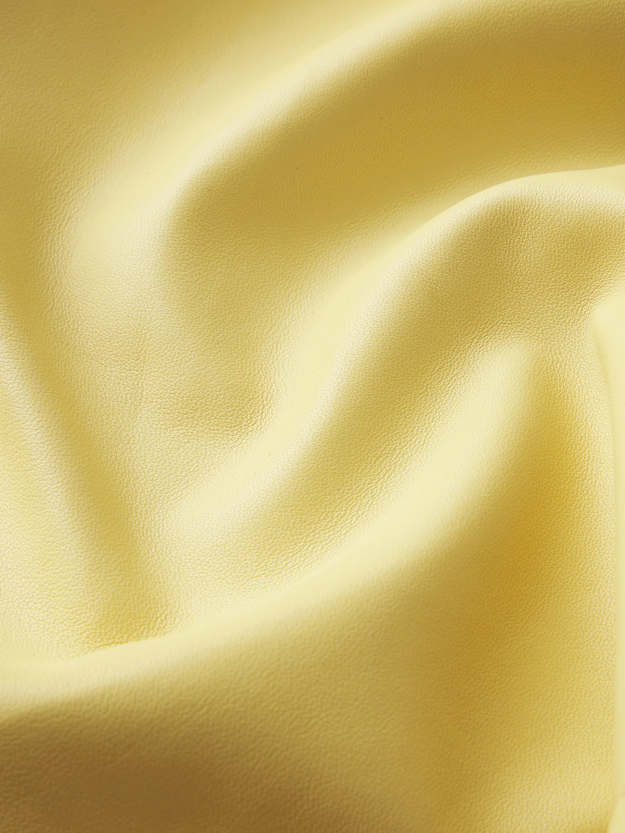 Leather Zip-Up Shirt -- Bold Yellow - Image 7
