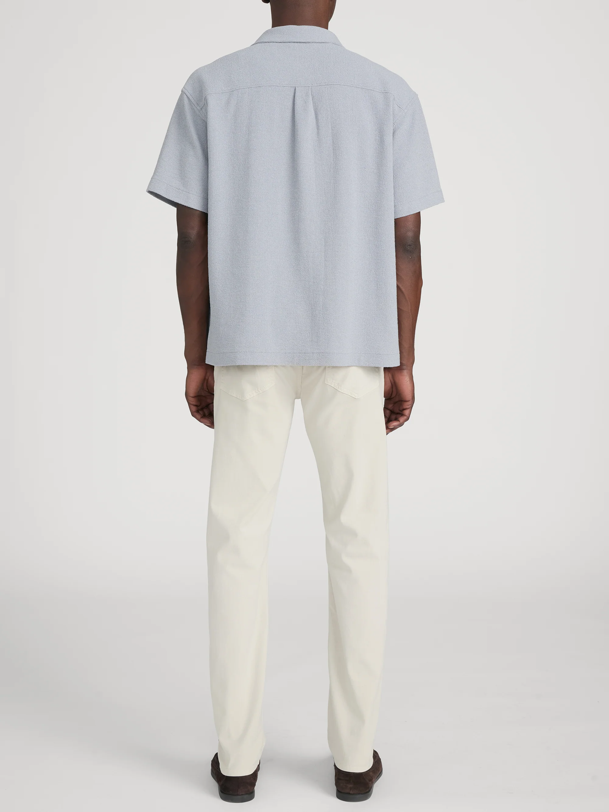 L'Homme Slim Brushed Twill -- Milk Beige - Image 6