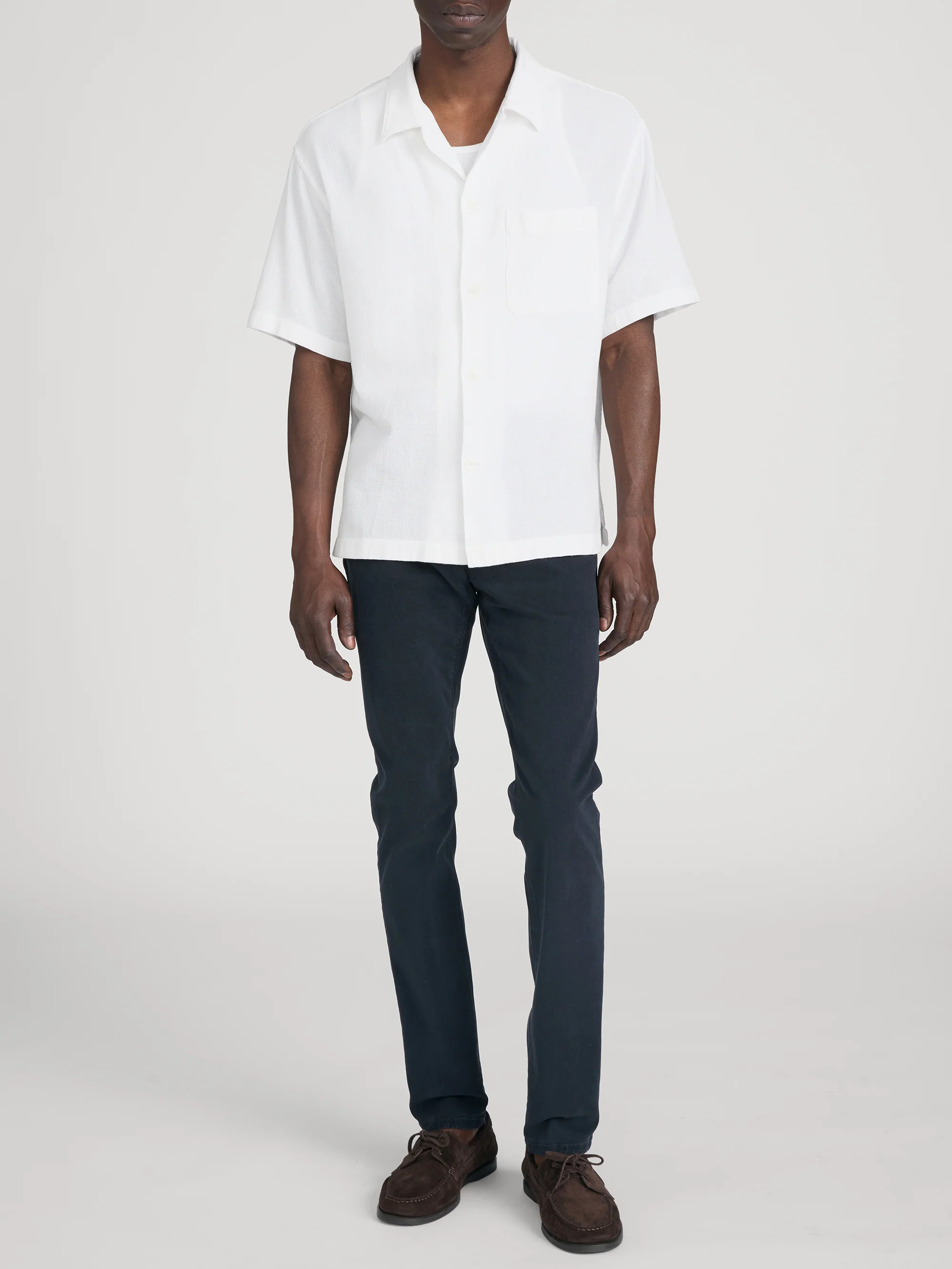 L'Homme Slim Brushed Twill -- Navy - Image 2