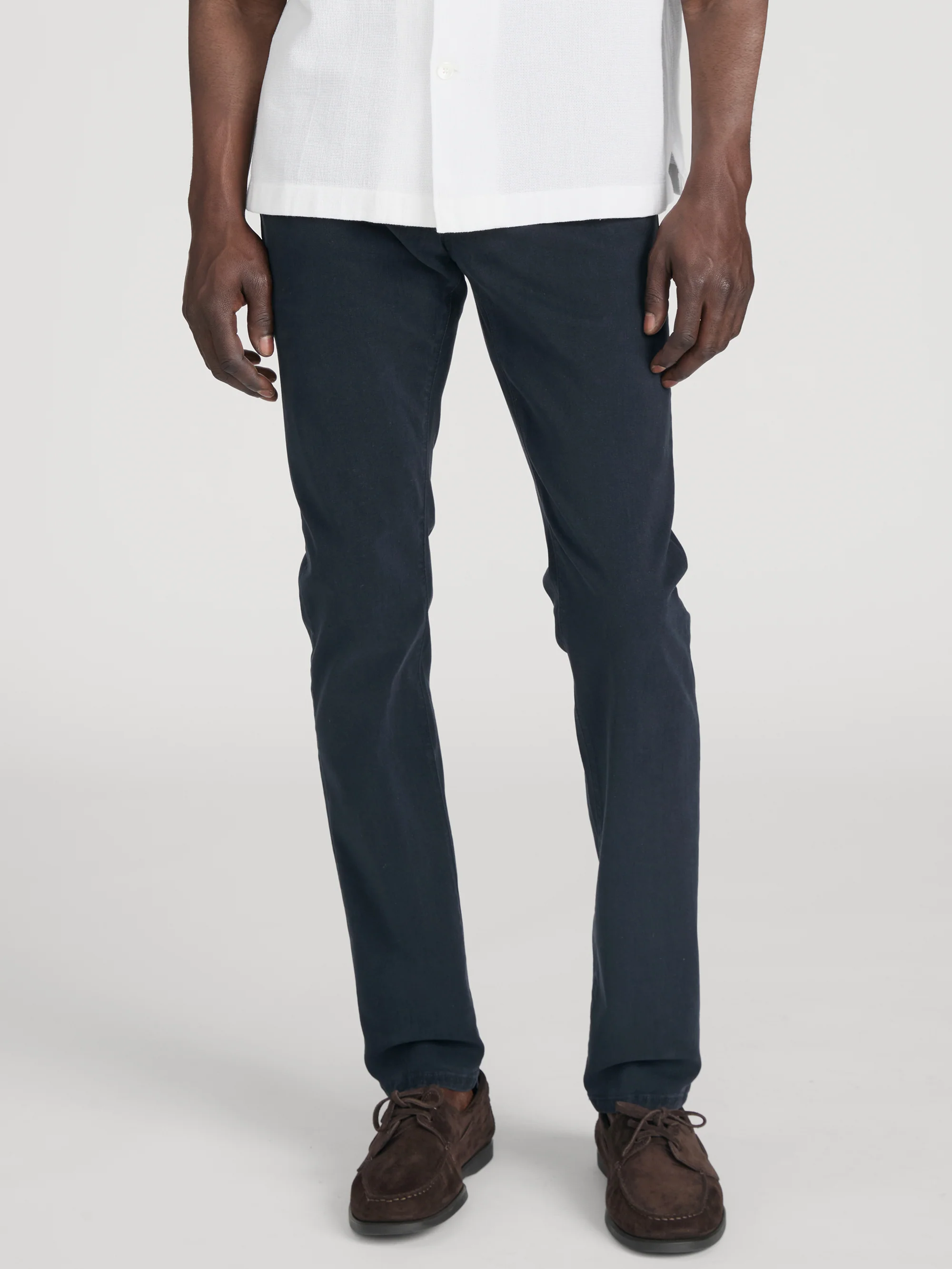 L'Homme Slim Brushed Twill -- Navy - Image 3