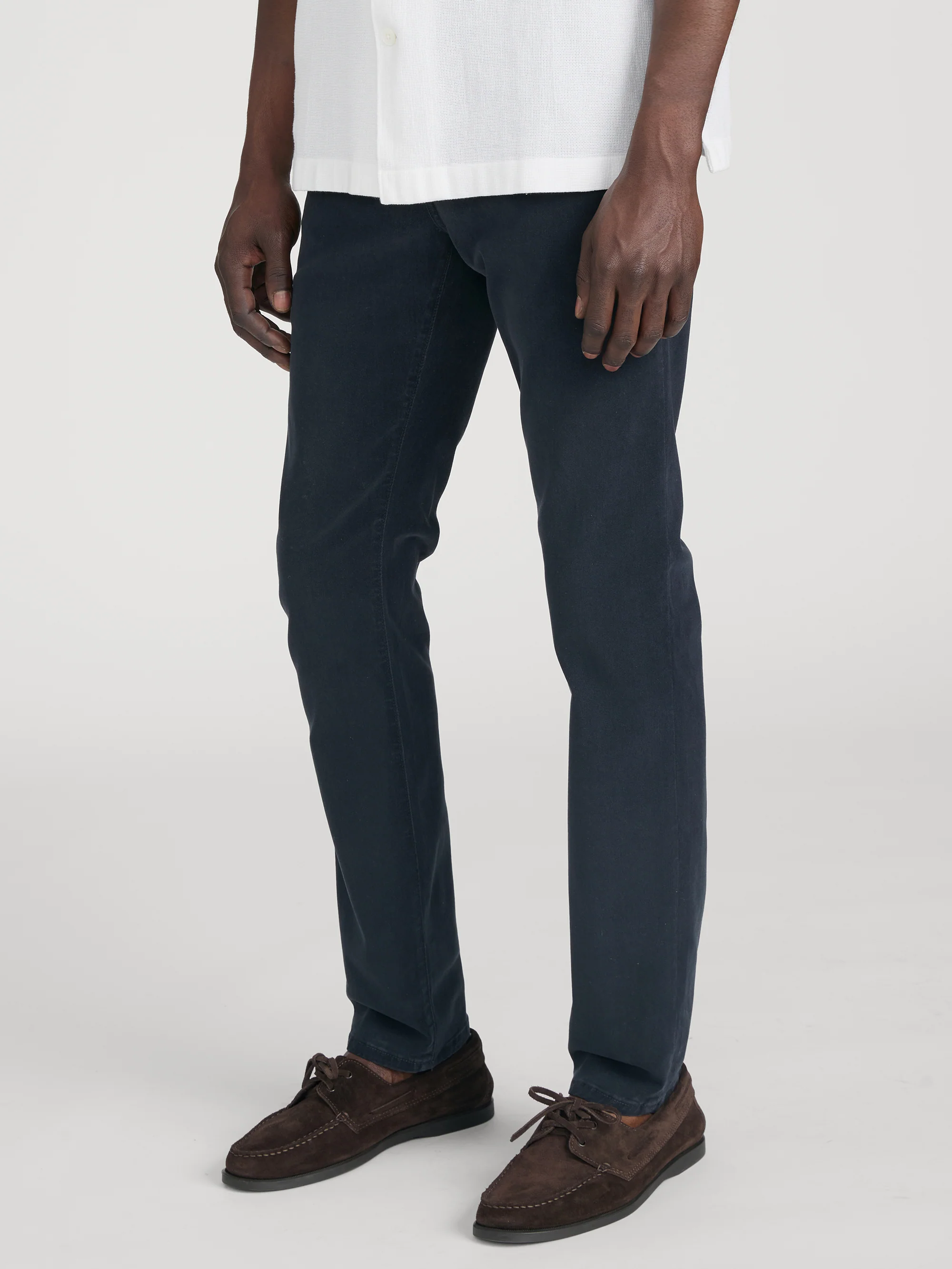 L'Homme Slim Brushed Twill -- Navy - Image 4