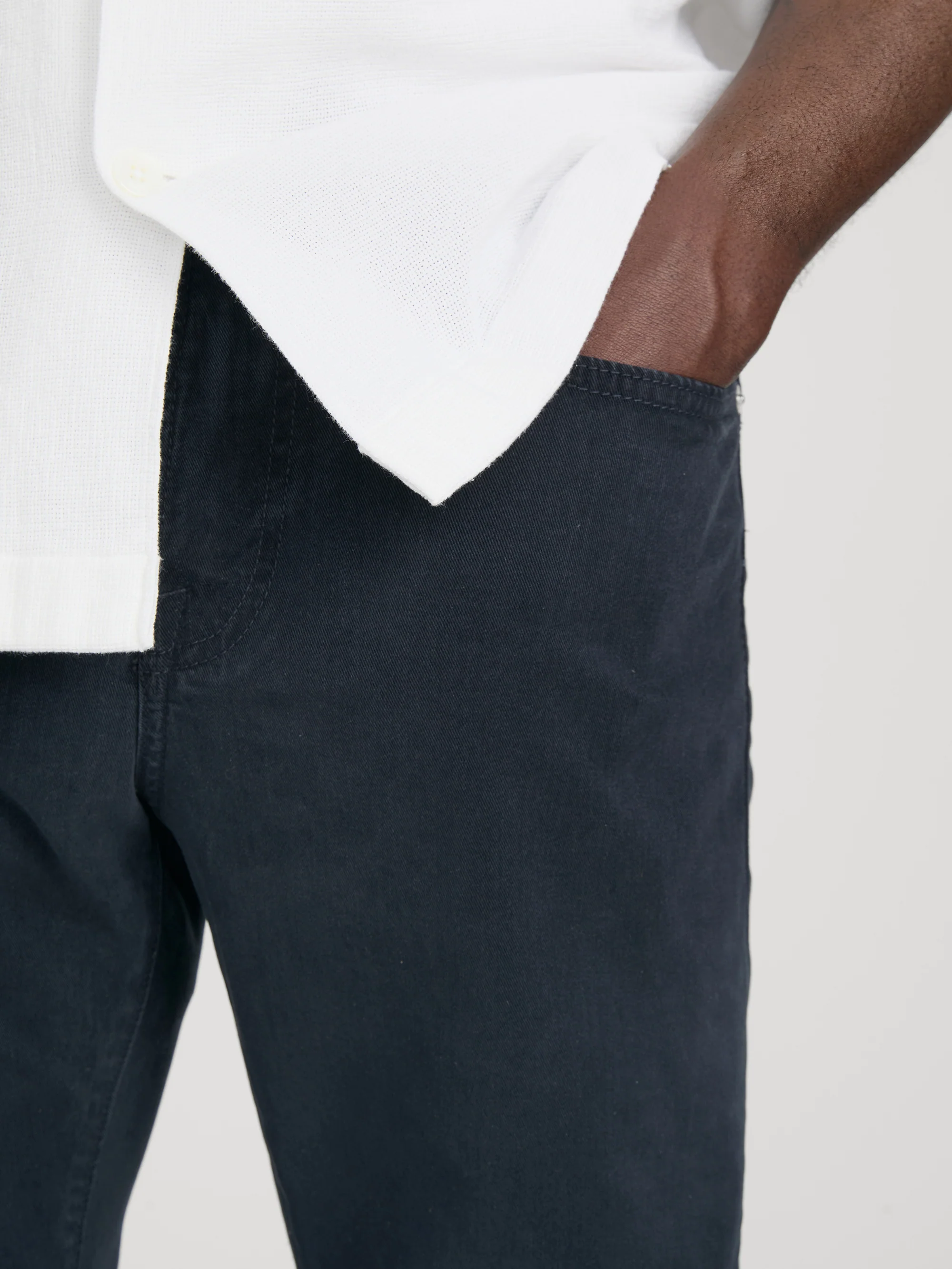 L'Homme Slim Brushed Twill -- Navy - Image 5
