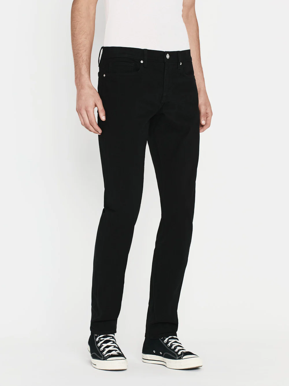 L'Homme Slim Brushed Twill -- Noir - Image 4
