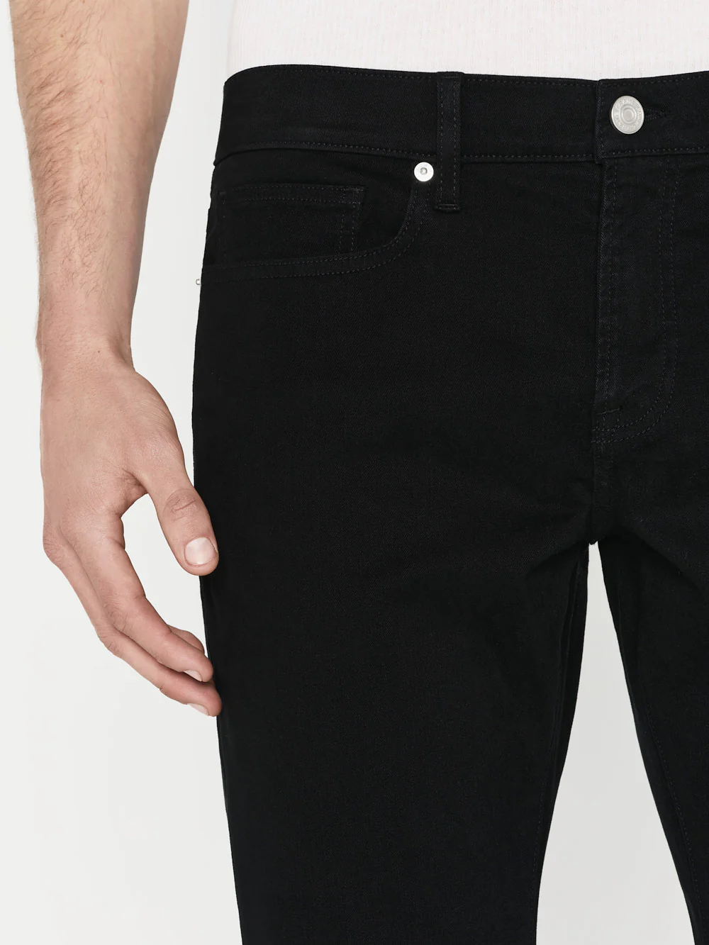 L'Homme Slim Brushed Twill -- Noir - Image 5