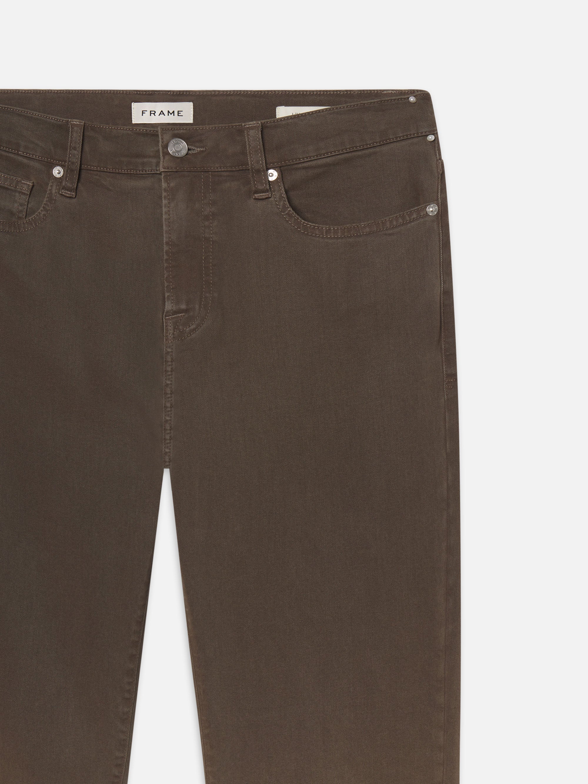 L'Homme Slim Brushed Twill -- Old Sage - Image 2