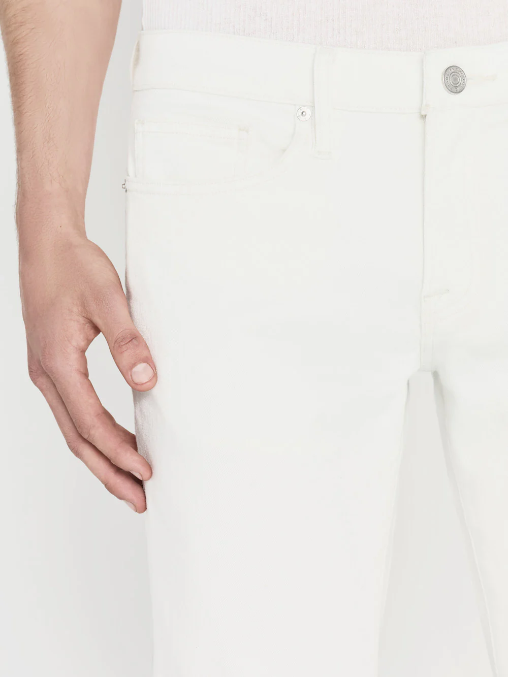L'Homme Slim Twill -- Whisper White - Image 3