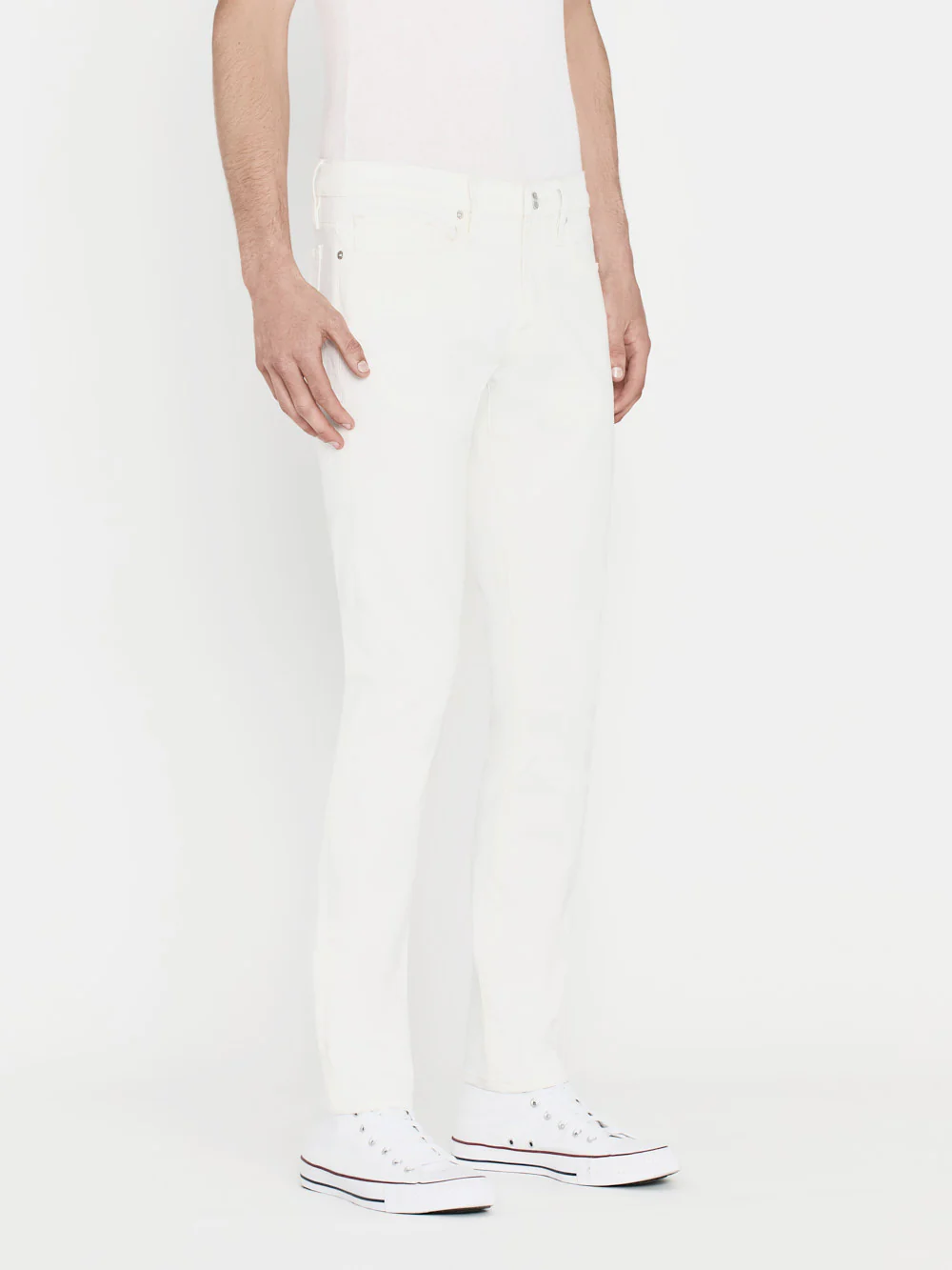 L'Homme Slim Twill -- Whisper White - Image 4