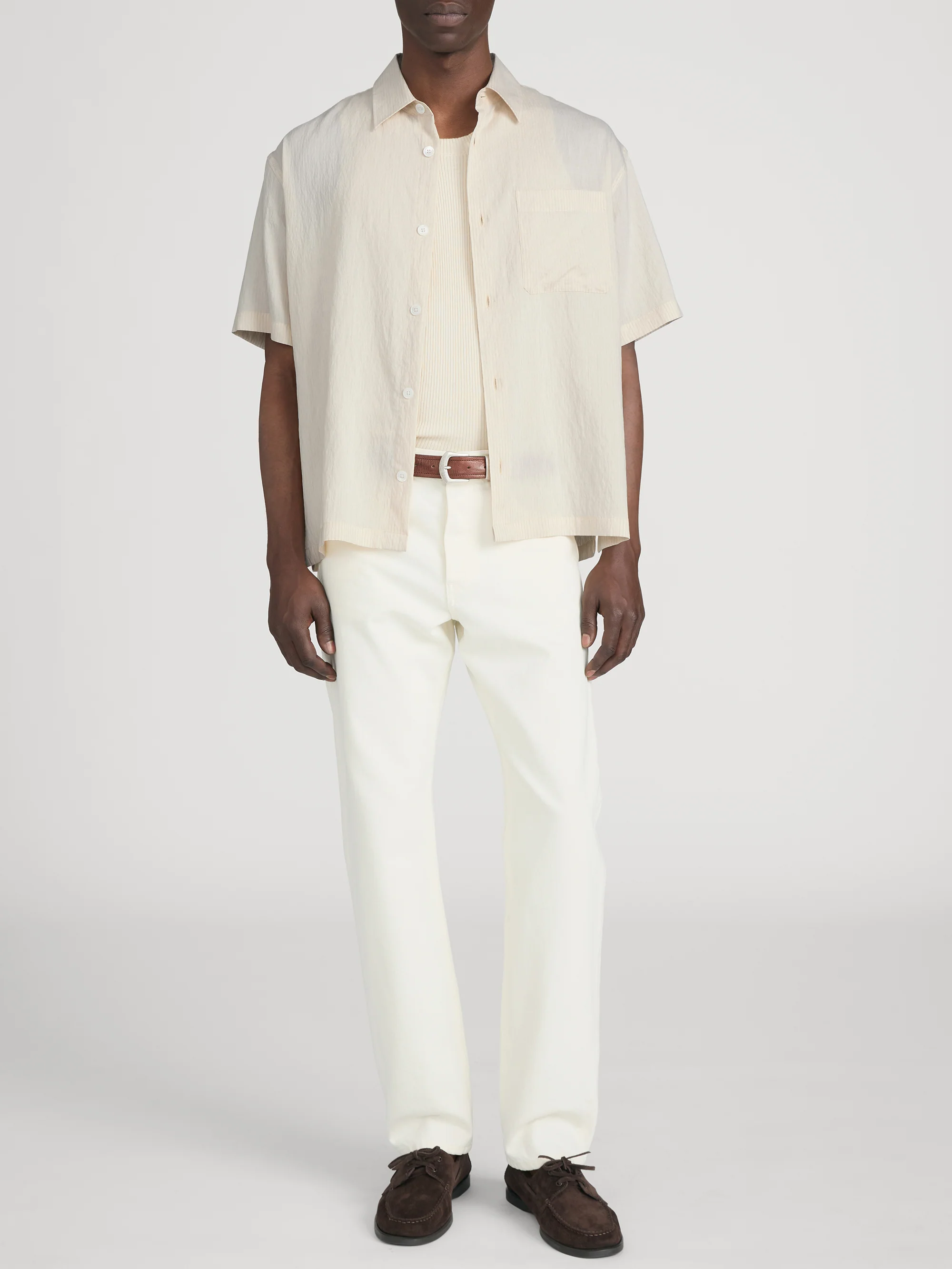 Light Weight Shirt -- Natural Stripe - Image 2