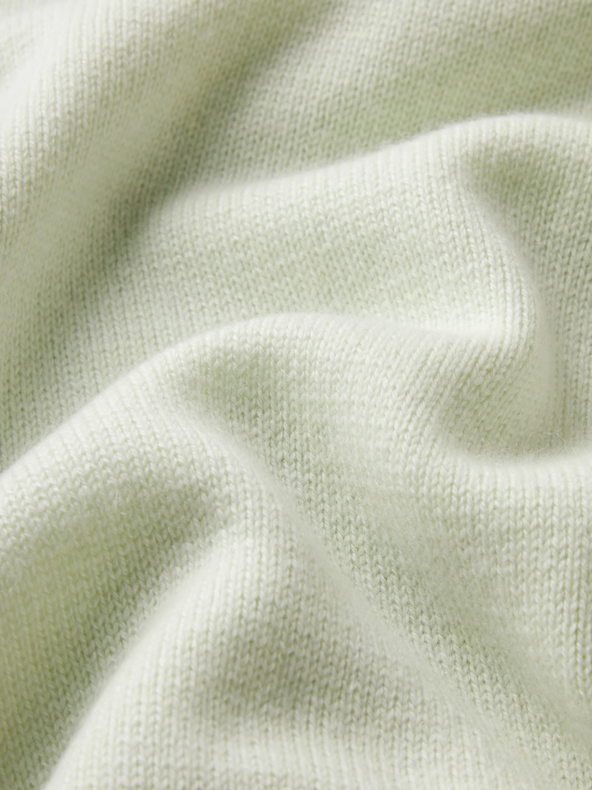 Lightweight Cashmere Crewneck -- Pale Green - Image 7