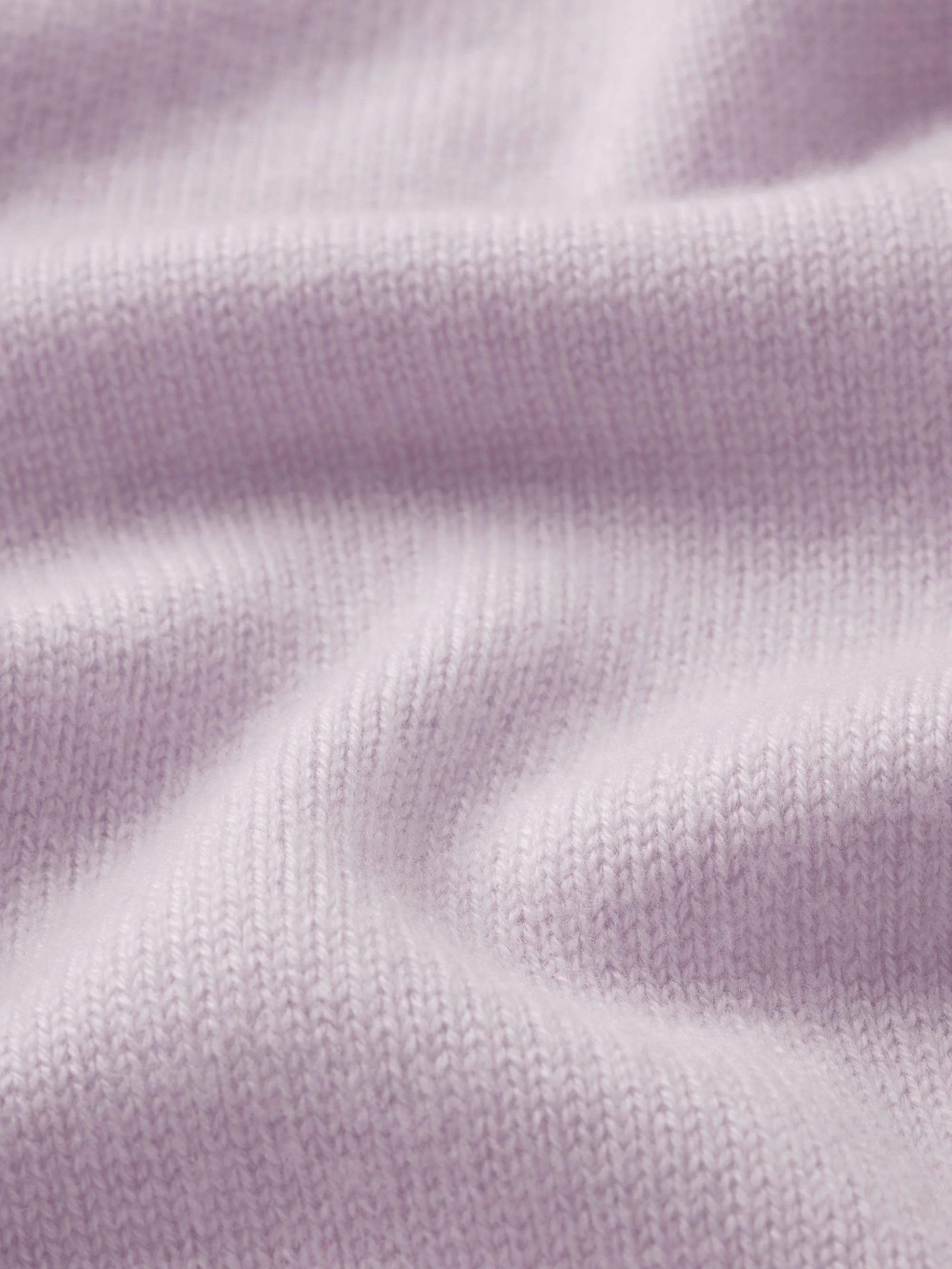 Lightweight Cashmere Crewneck -- Pale Purple - Image 7