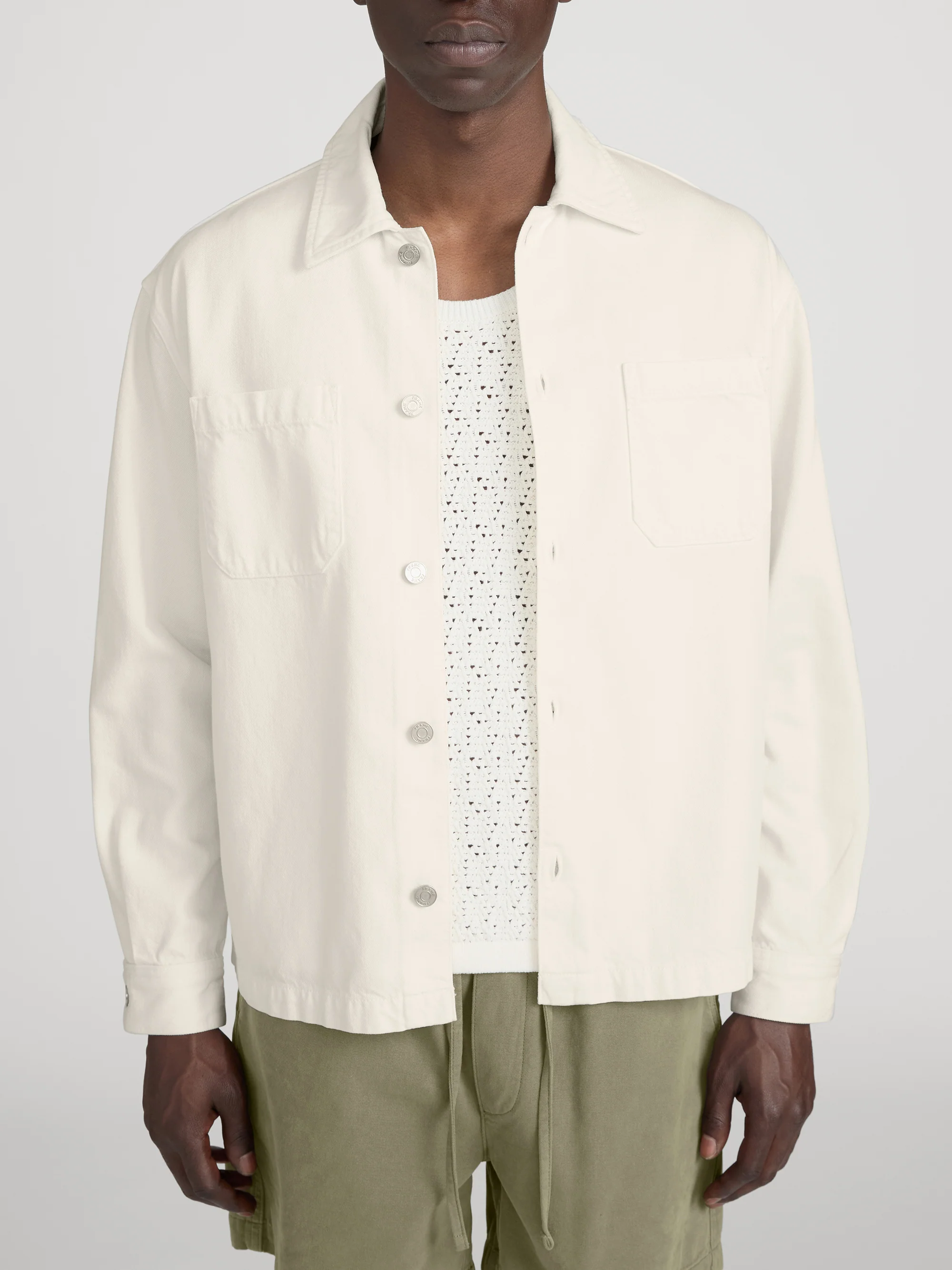 Lightweight Shirt Jacket -- Natural - Image 3