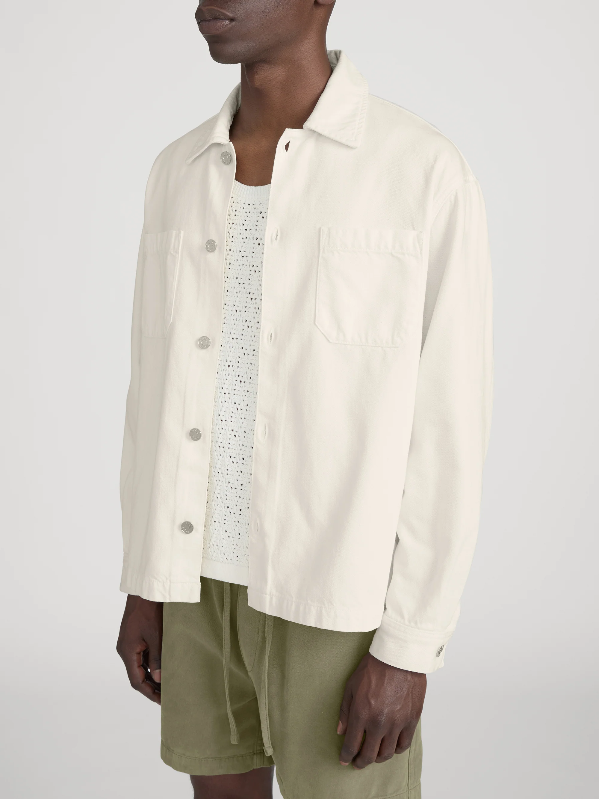 Lightweight Shirt Jacket -- Natural - Image 4