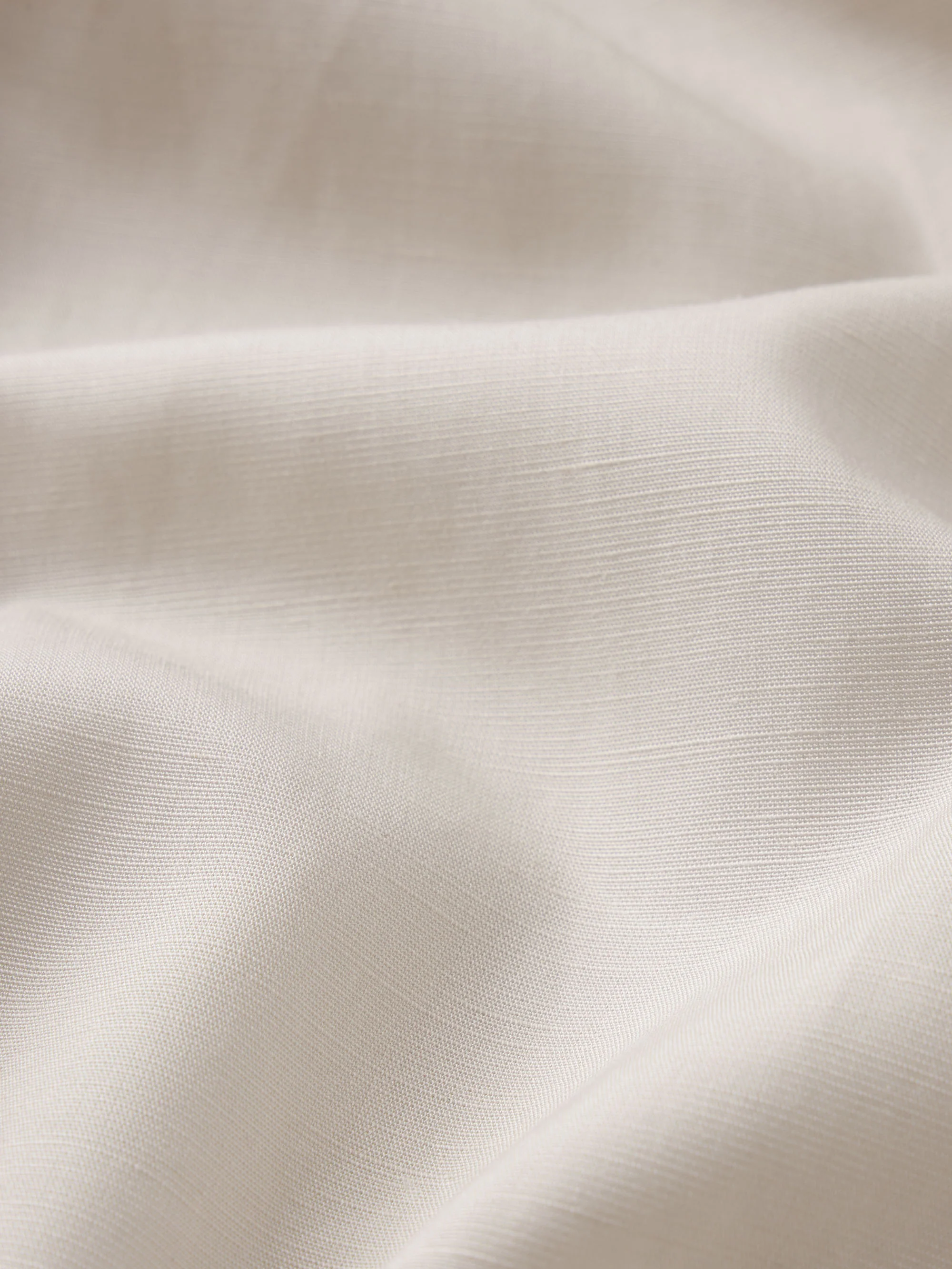 Linen Henley Shirt -- Dusty Beige - Image 7