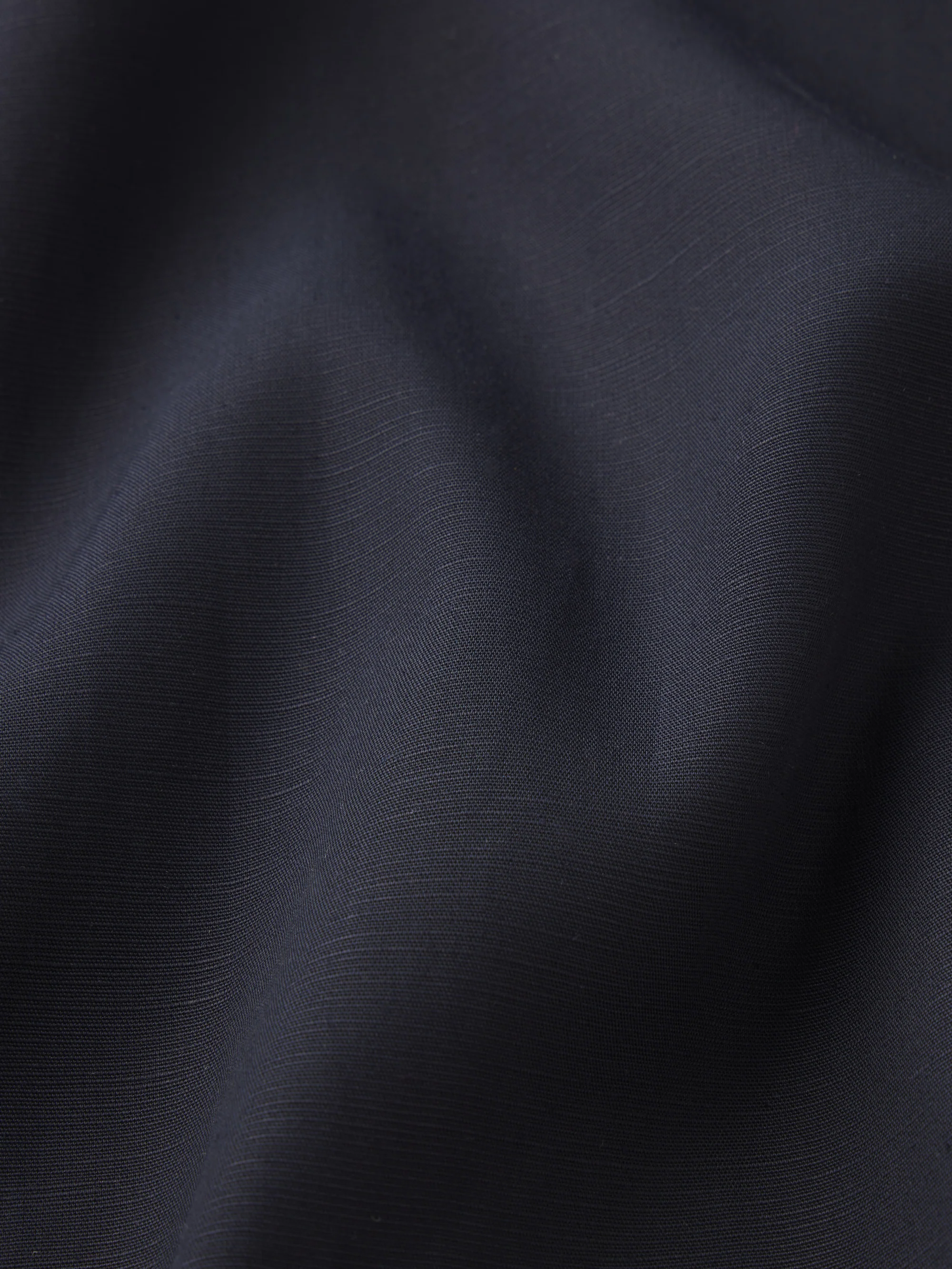 Linen Shirt -- Dark Navy - Image 7