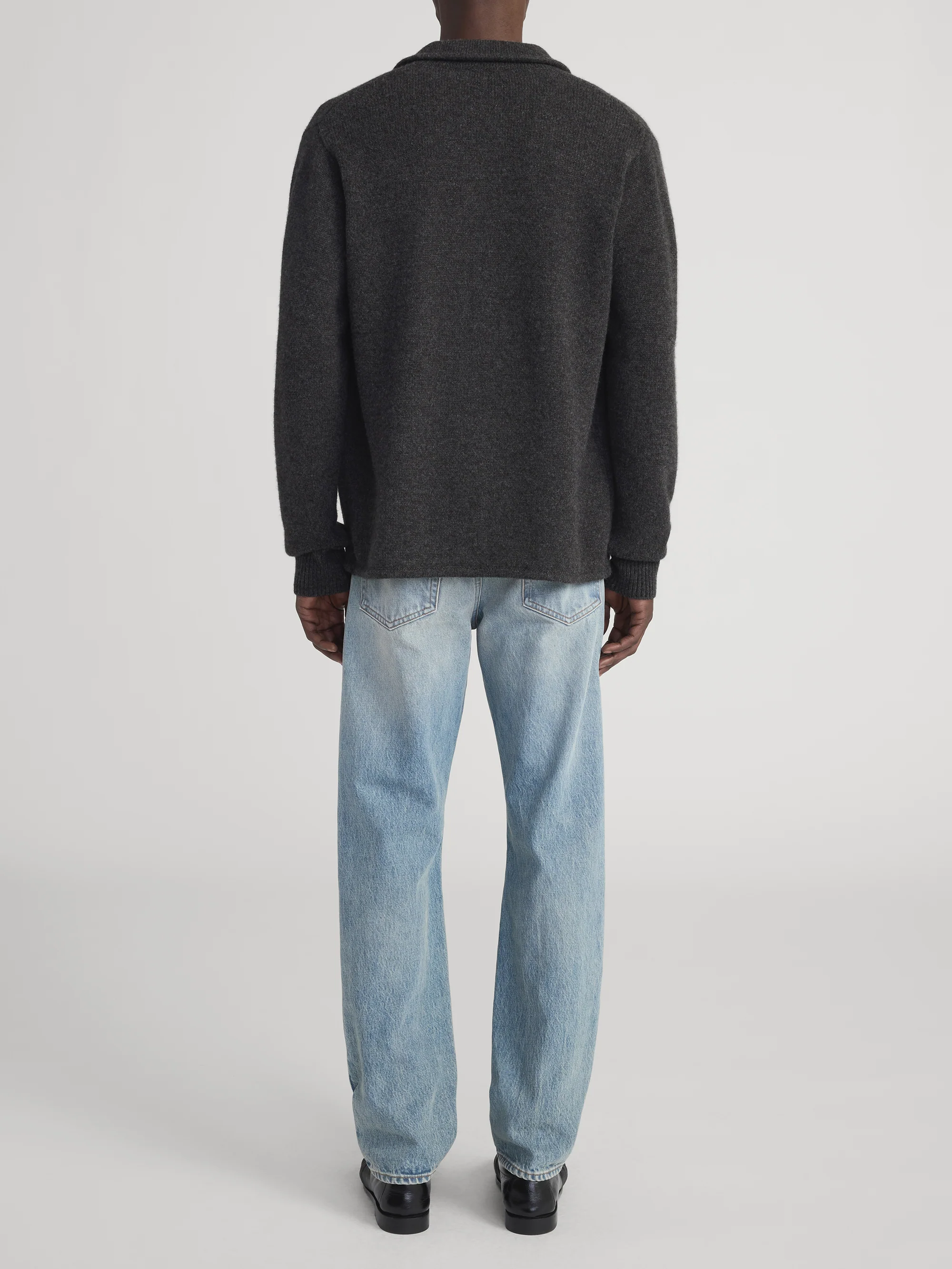 Long Sleeve Shirt Sweater -- Dark Mocha - Image 6