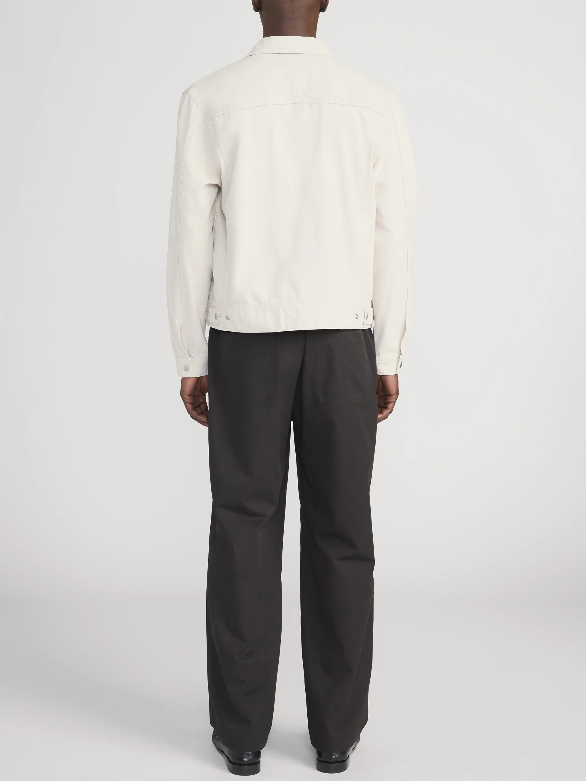 Modern Canvas Jacket -- Off White - Image 6