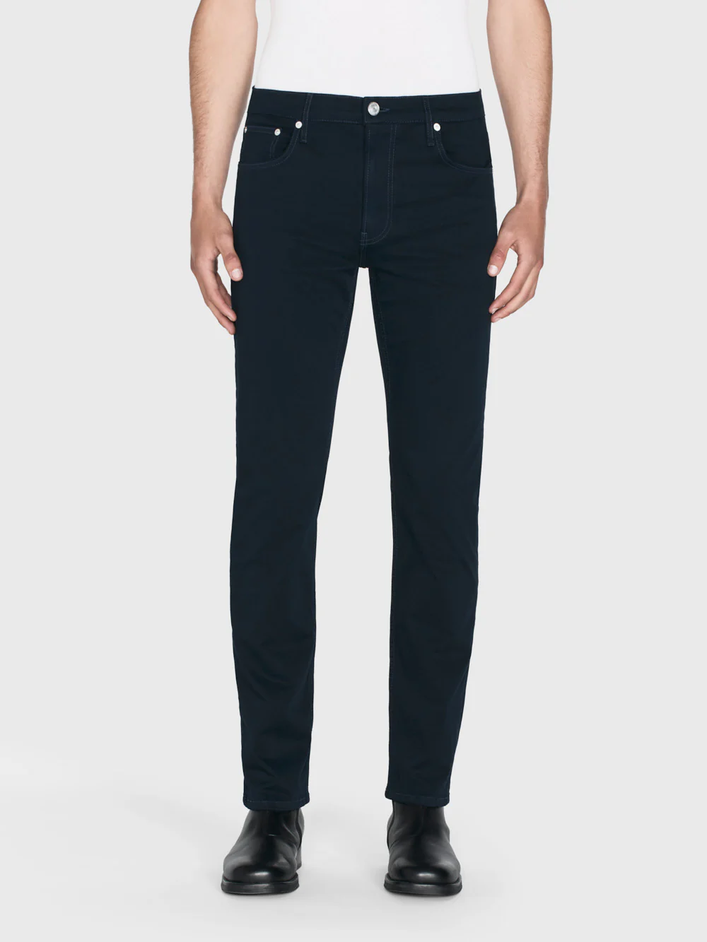 Modern Straight Stretch Twill -- Dark Navy - Image 2