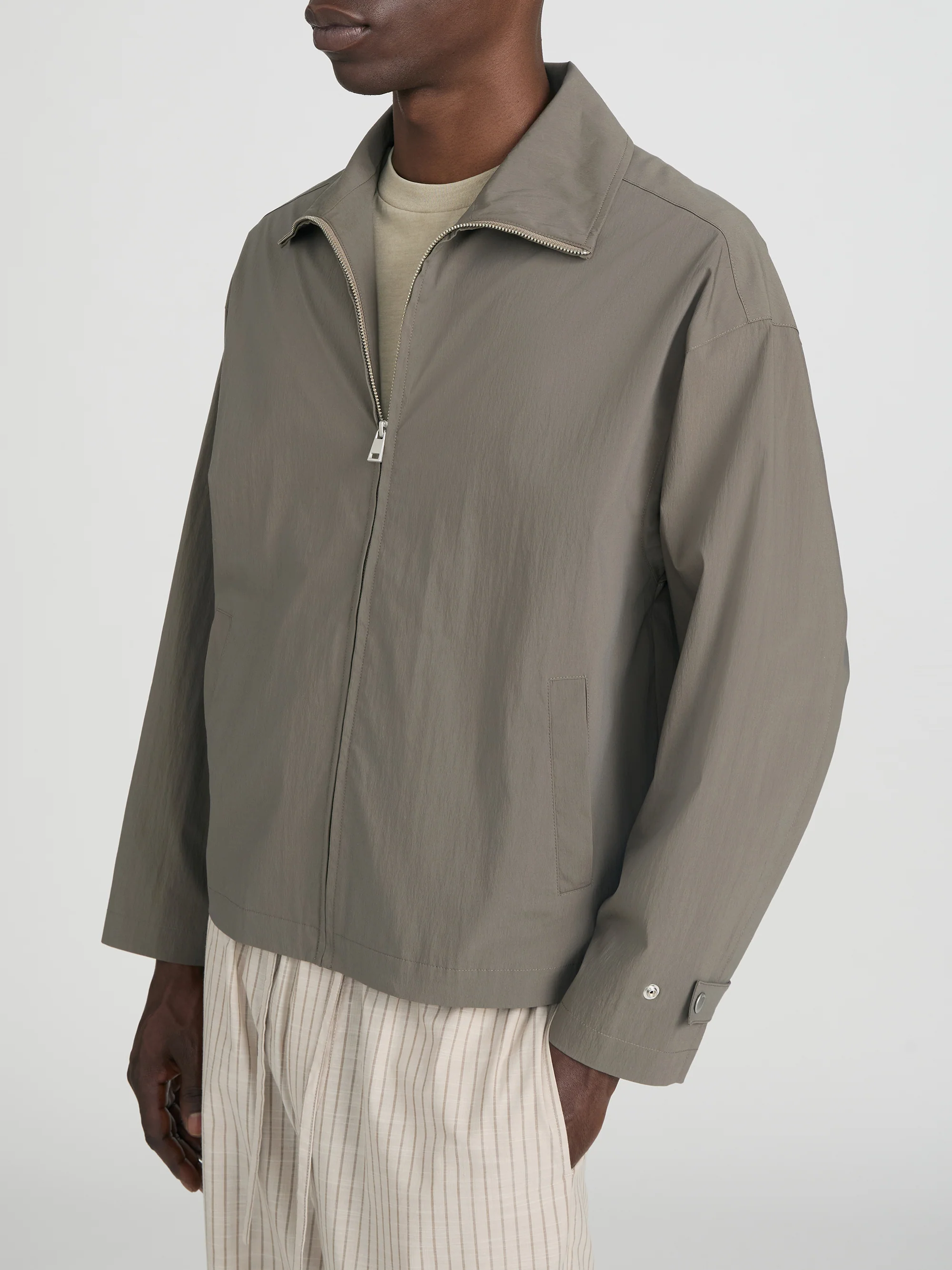 Nylon Jacket -- Grey - Image 4