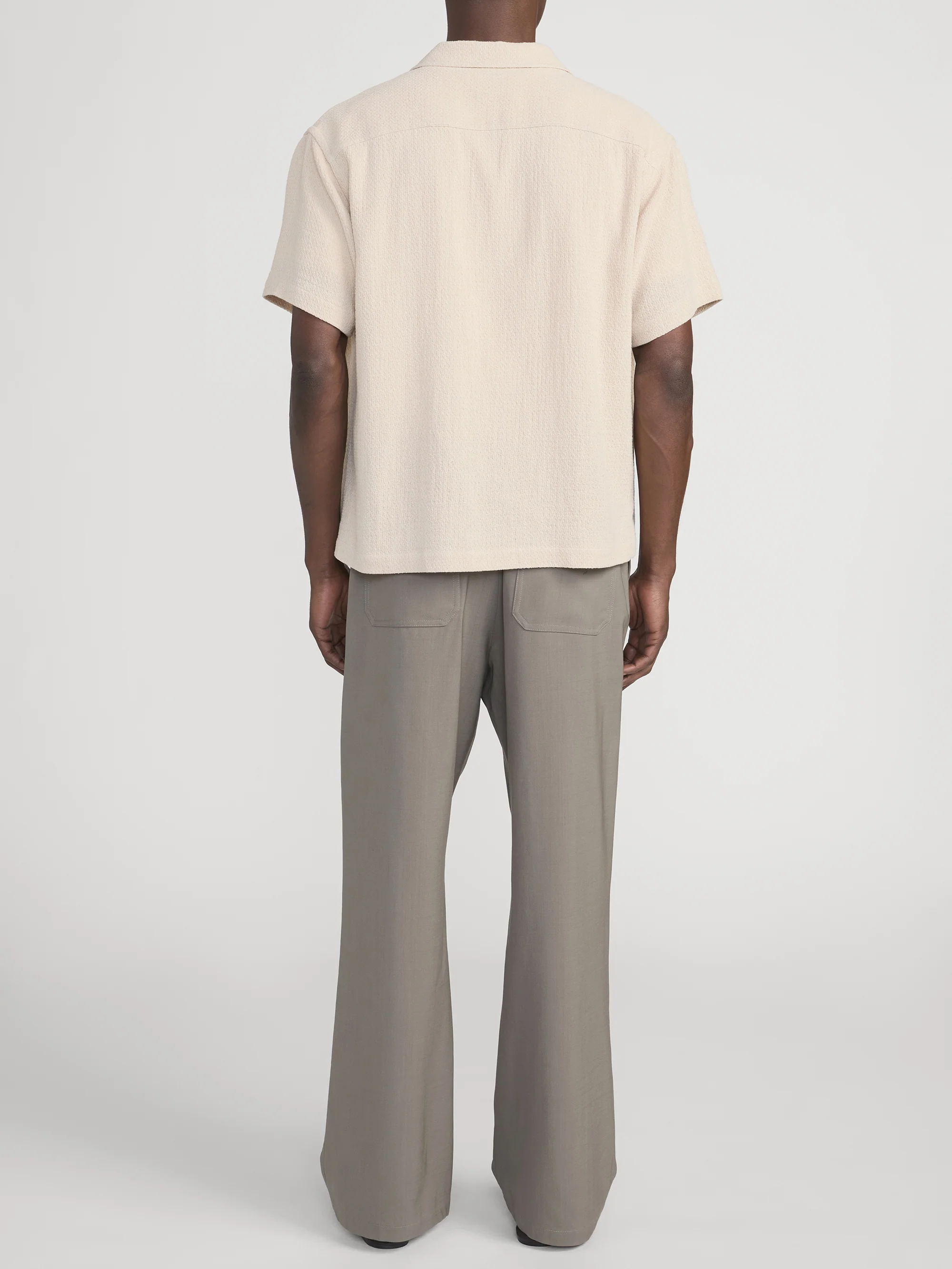 Open Weave Shirt -- Light Stone - Image 6