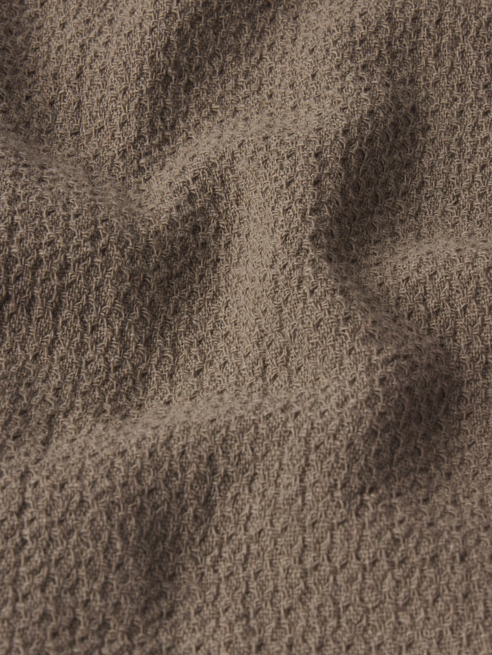 Open Weave Shirt -- Warm Grey - Image 4