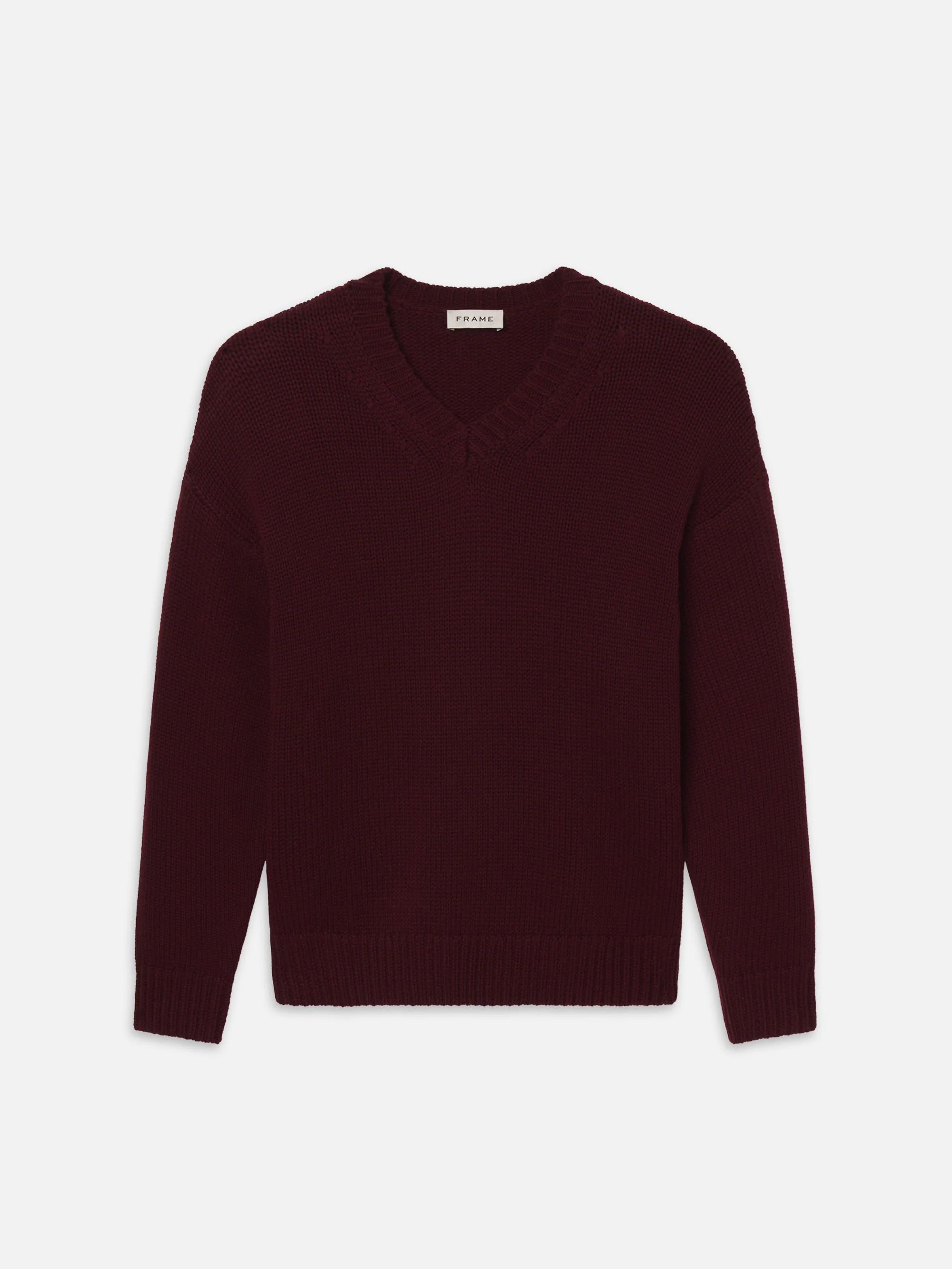 Oversized Sweater -- Burgundy