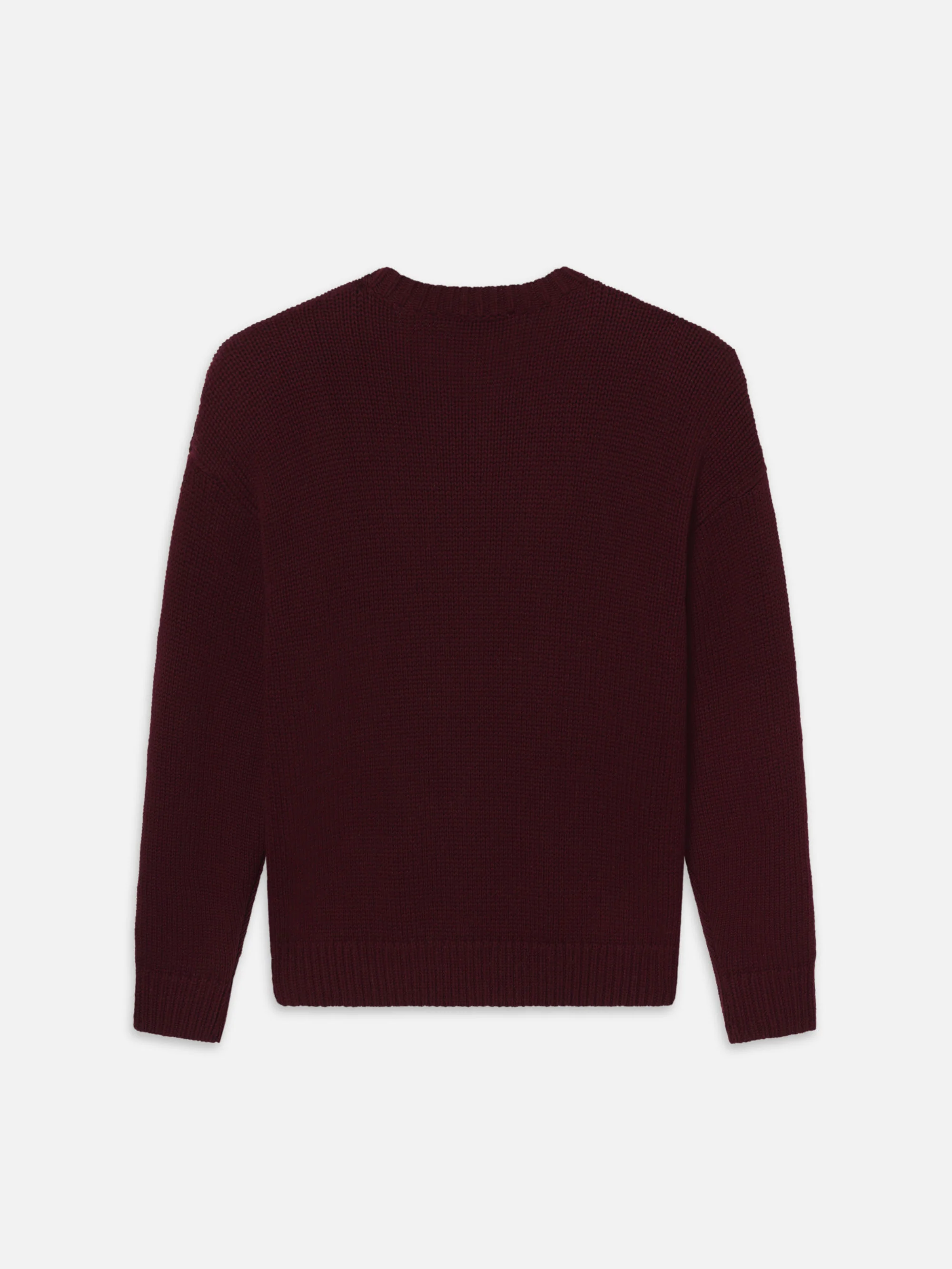Oversized Sweater -- Burgundy - Image 3