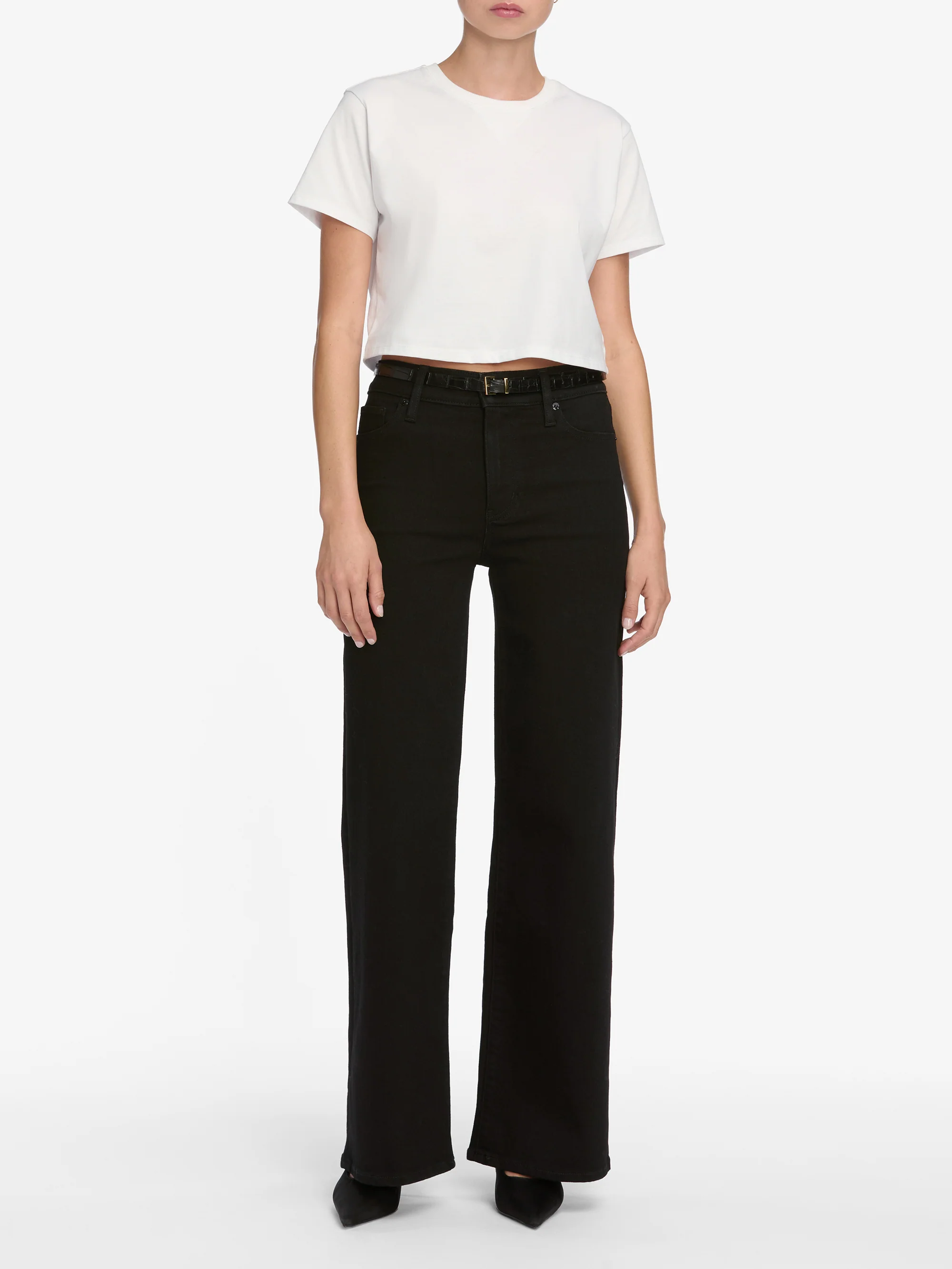 Le Pixie Slim Palazzo -- Black - Image 2