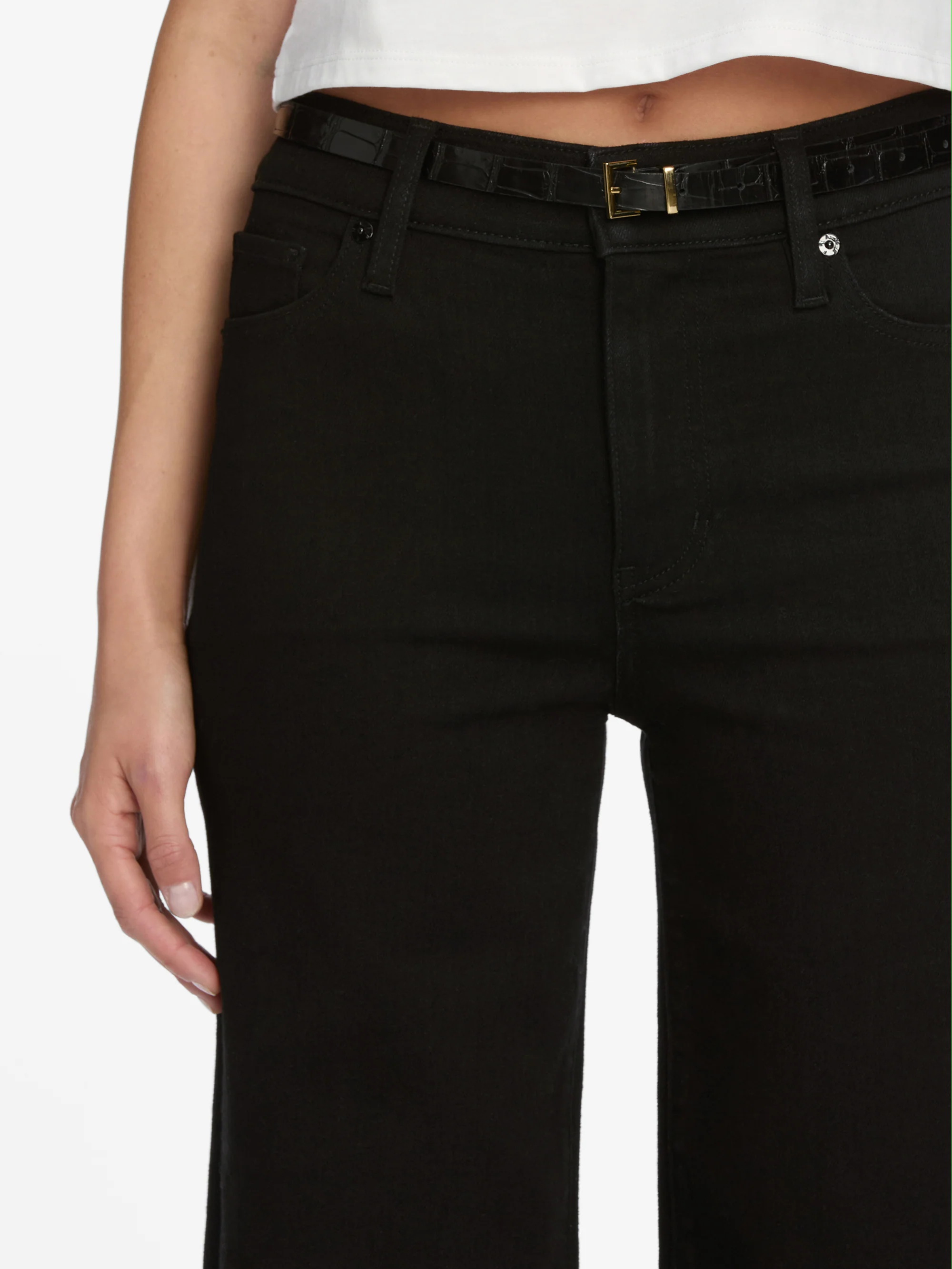 Le Pixie Slim Palazzo -- Black - Image 4