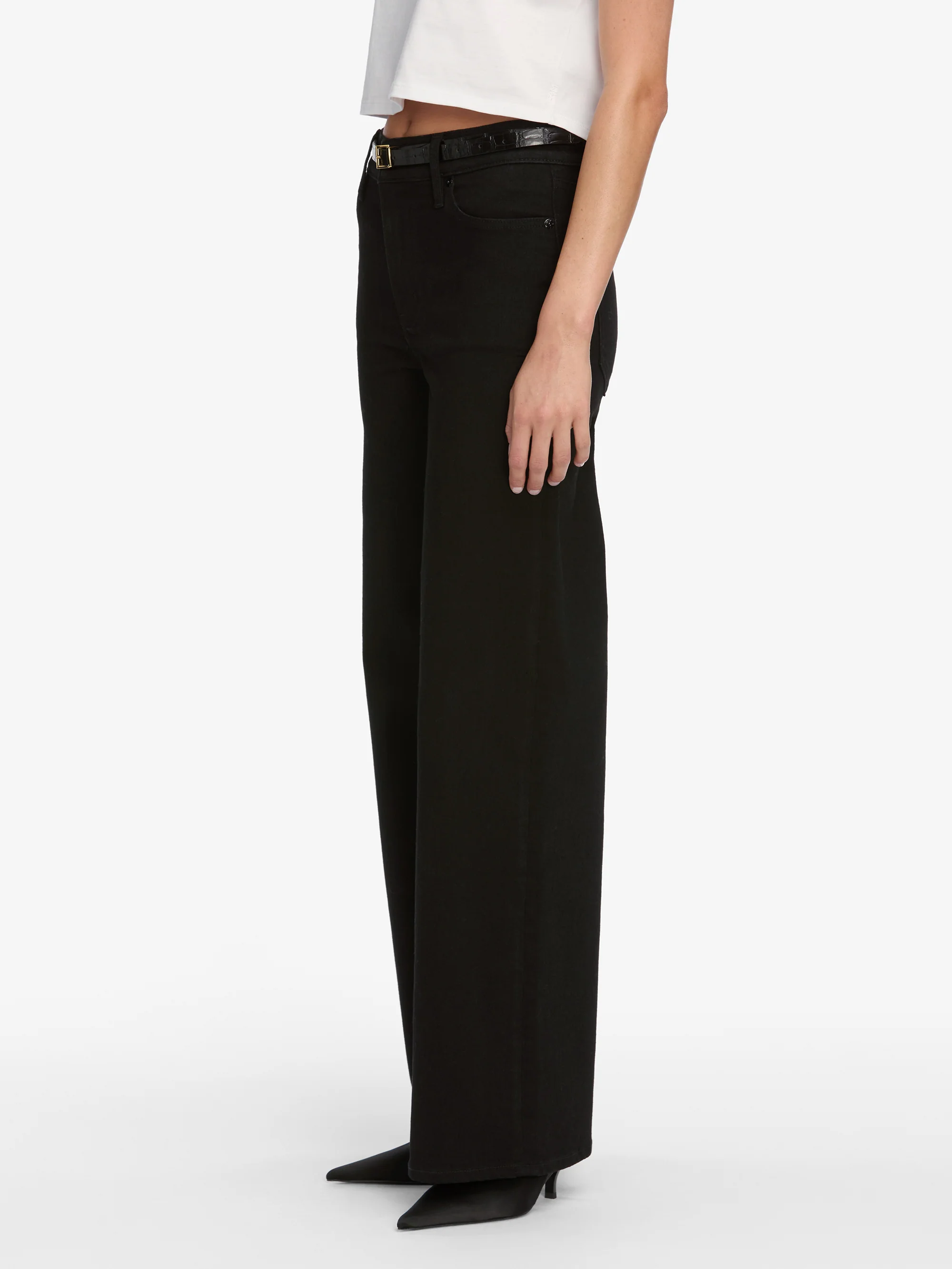 Le Pixie Slim Palazzo -- Black - Image 5