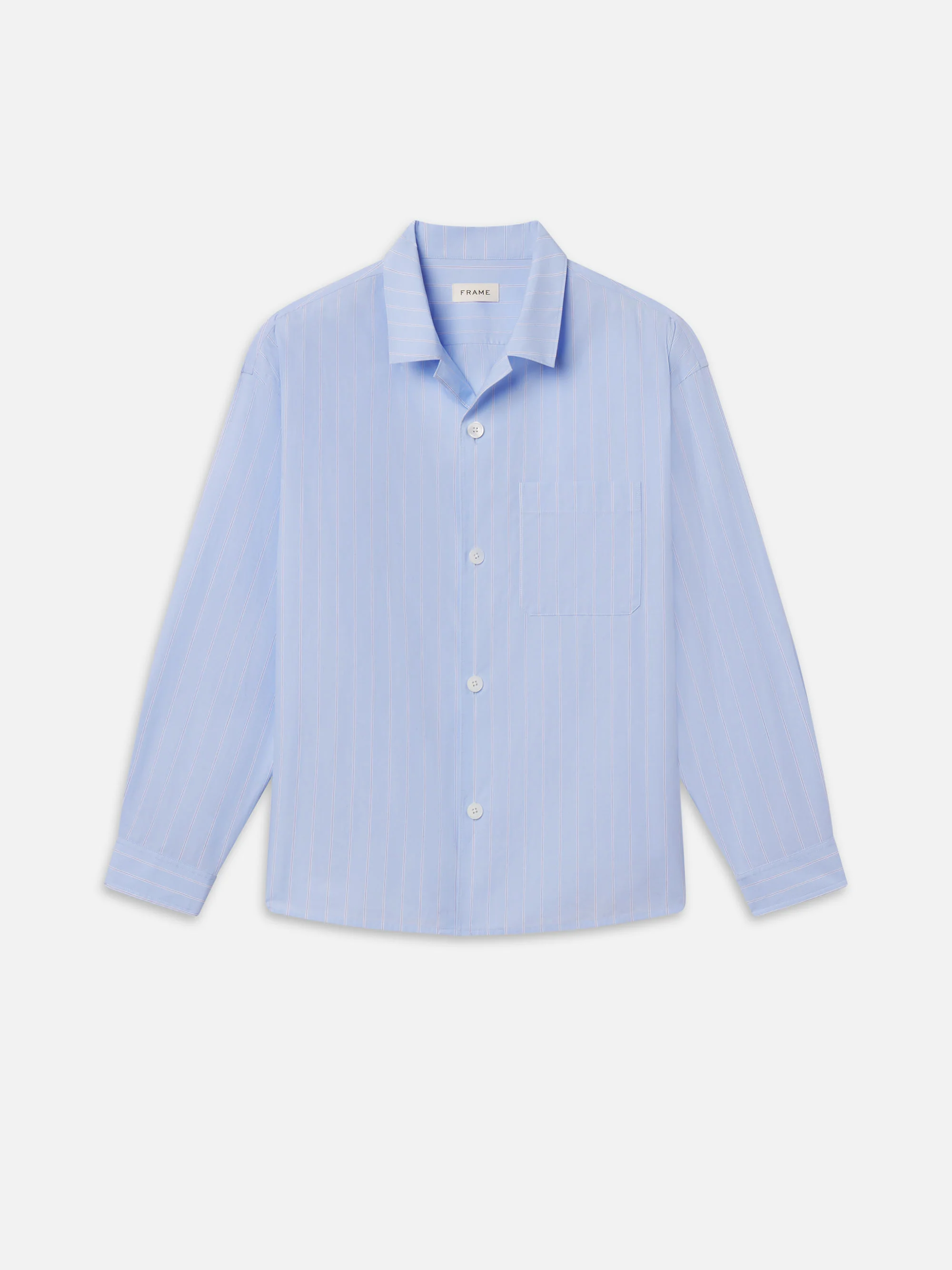 Pajama Shirt -- Blue Stripe