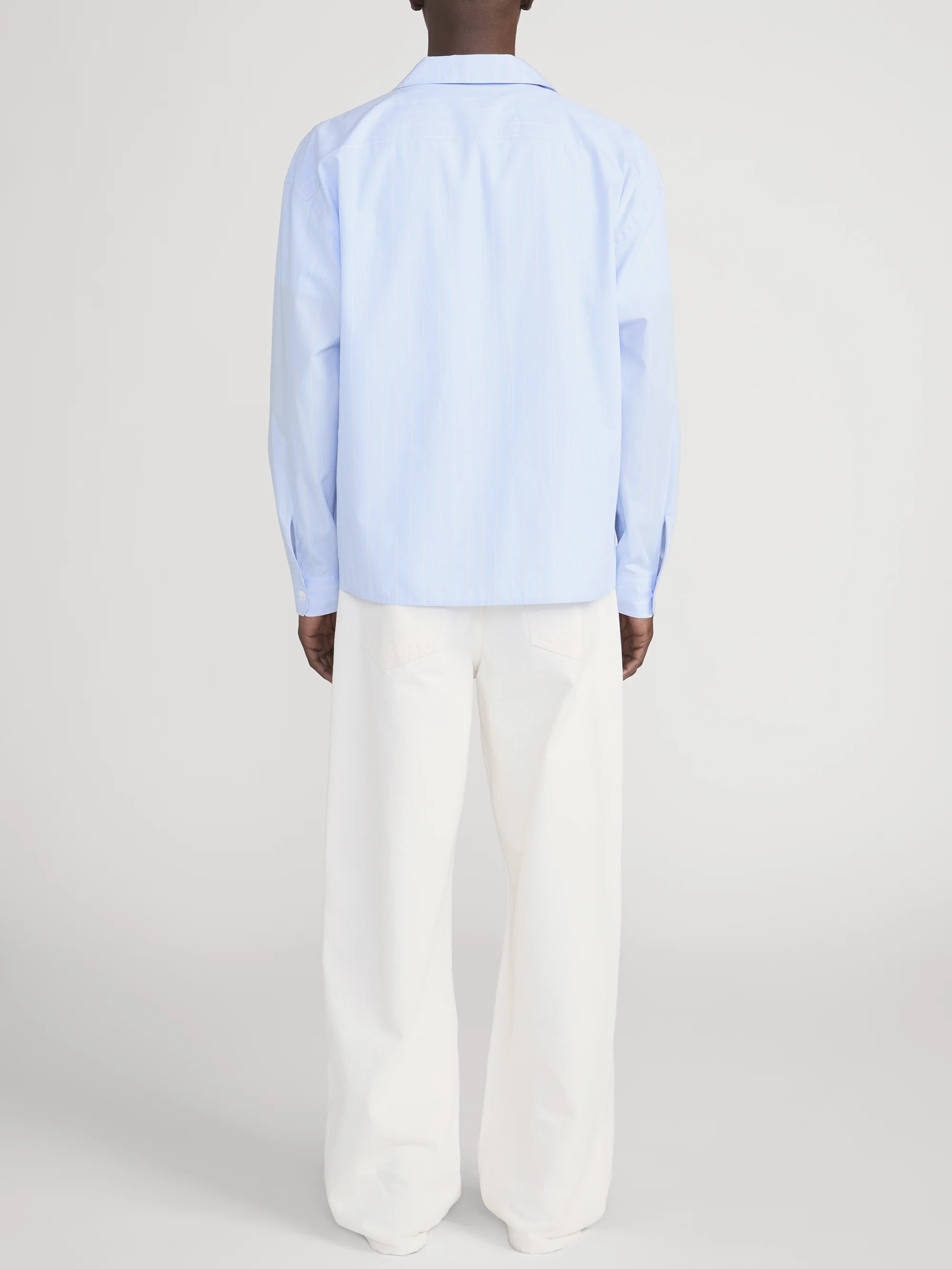 Pajama Shirt -- Blue Stripe - Image 6