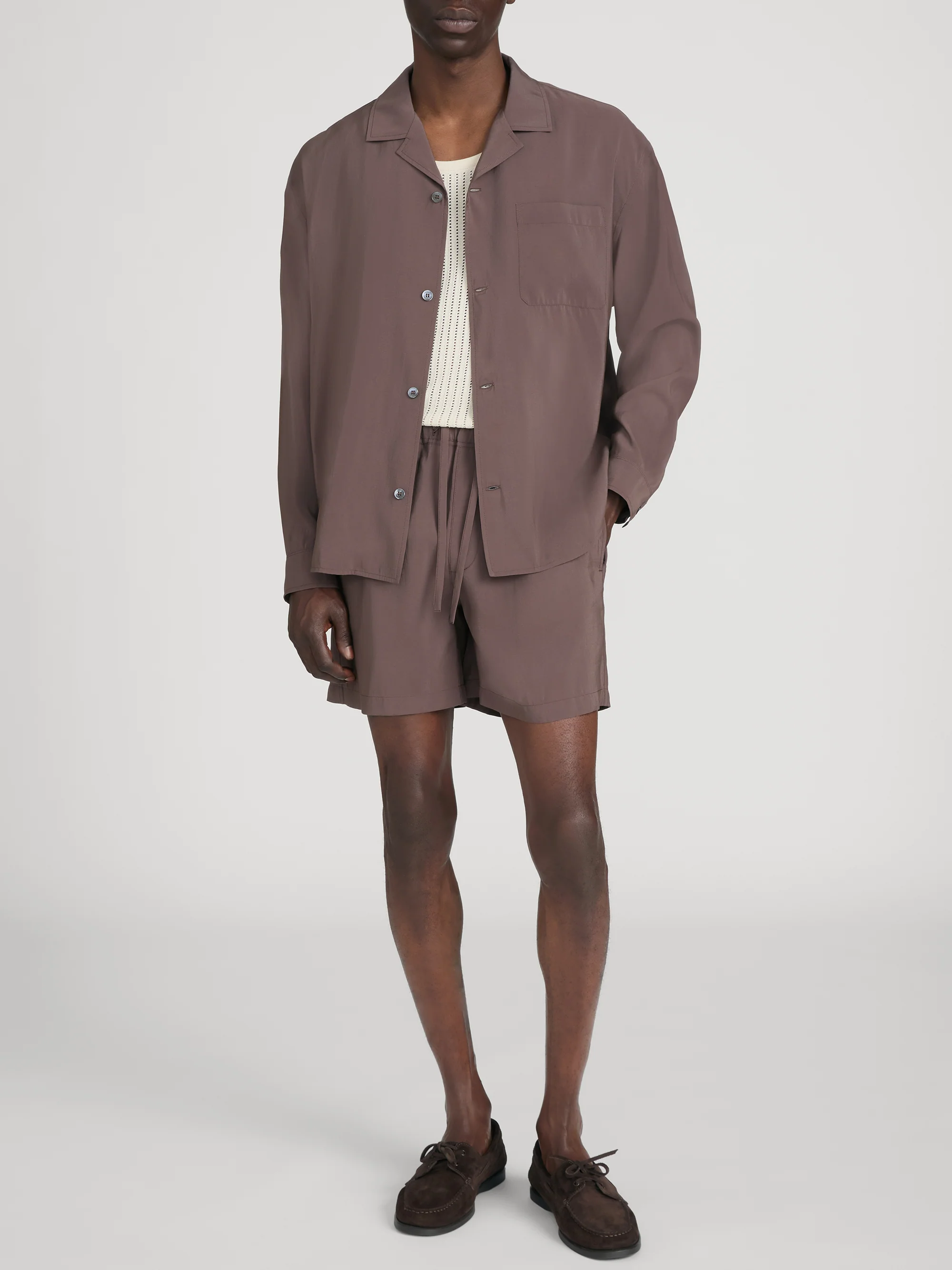 Pyjama Shirt -- Dusty Mauve - Image 2
