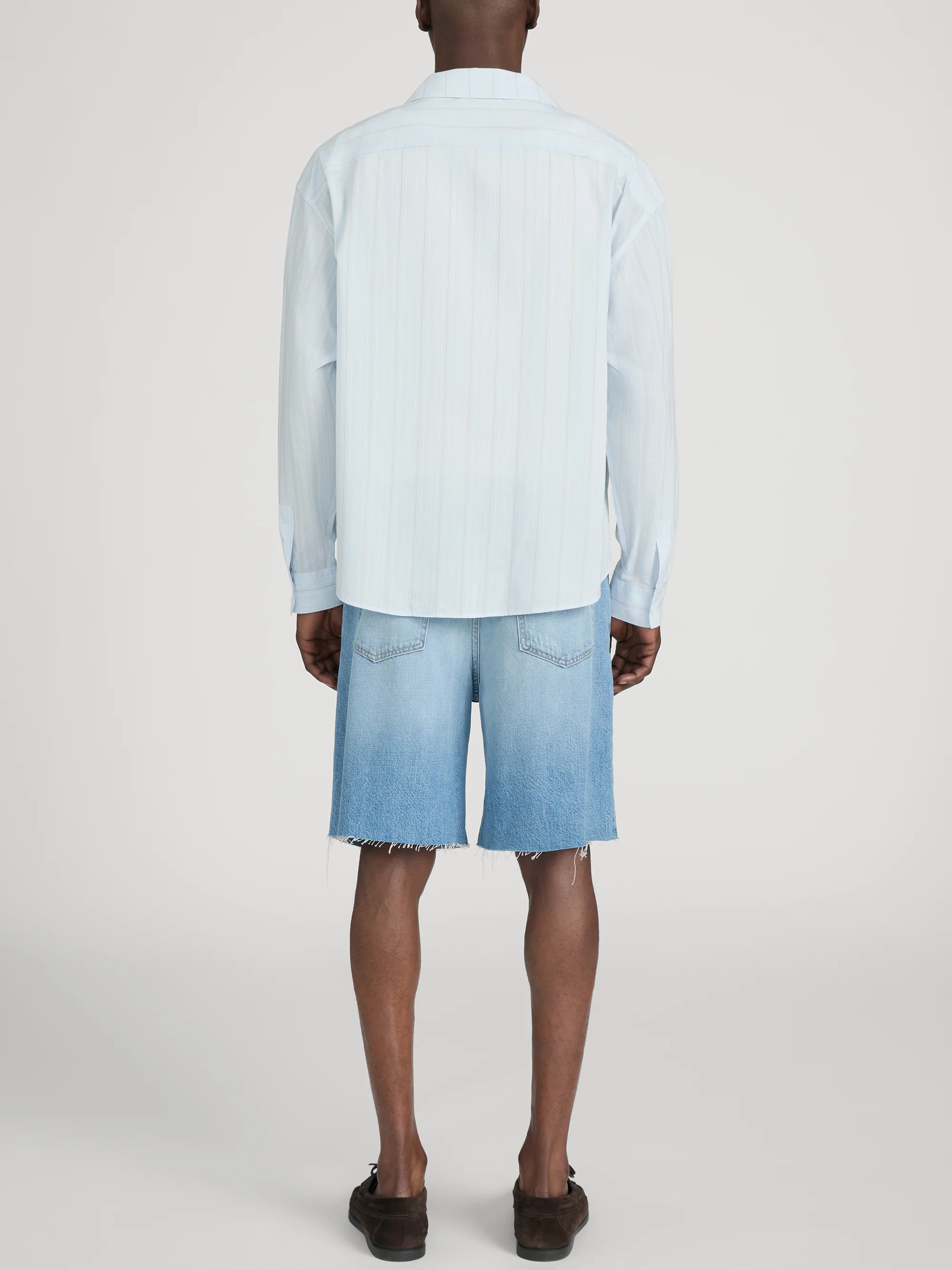 Pyjama Shirt -- Blue Stripe - Image 6