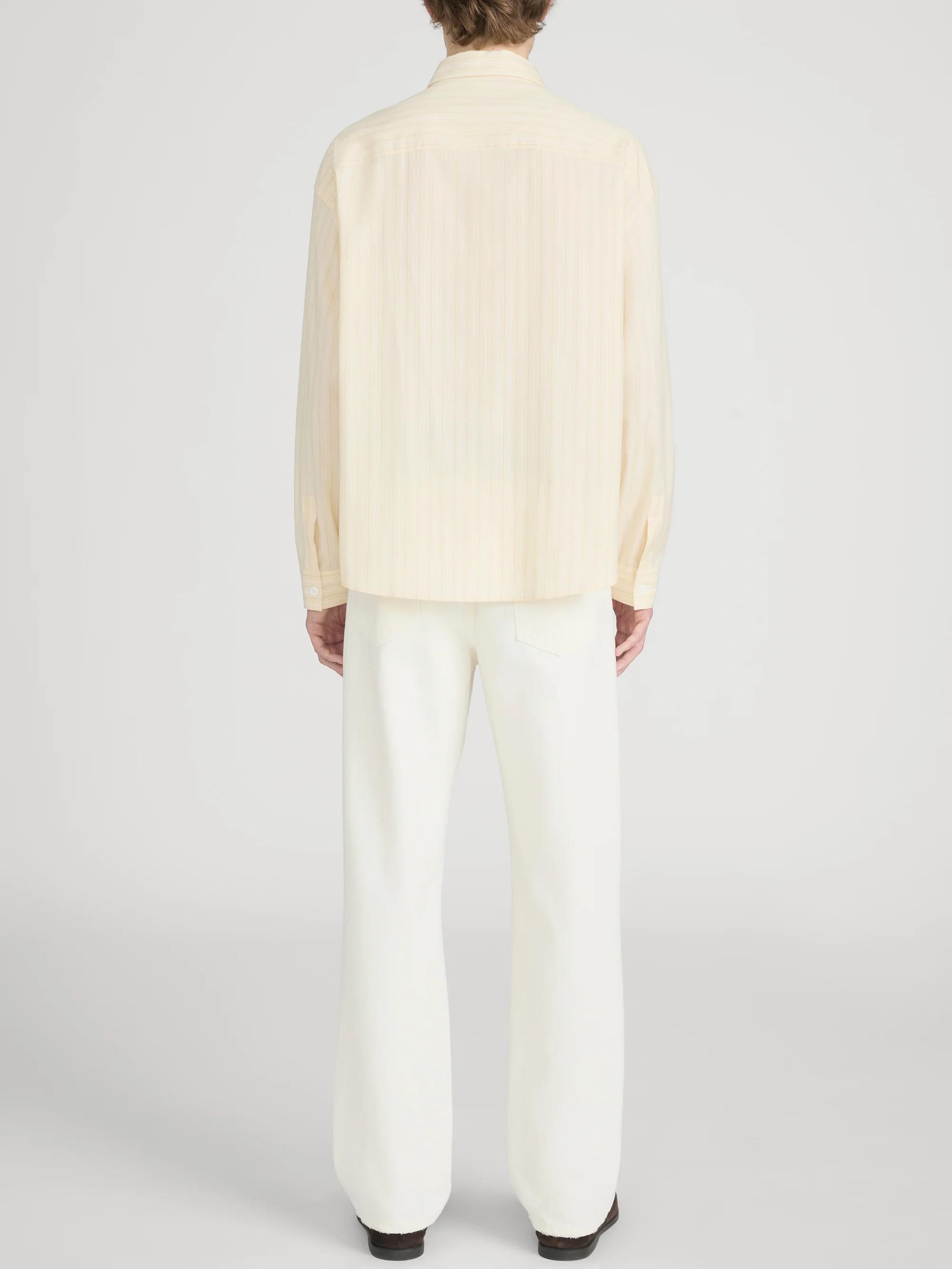 Pyjama Shirt -- Yellow Stripe - Image 6