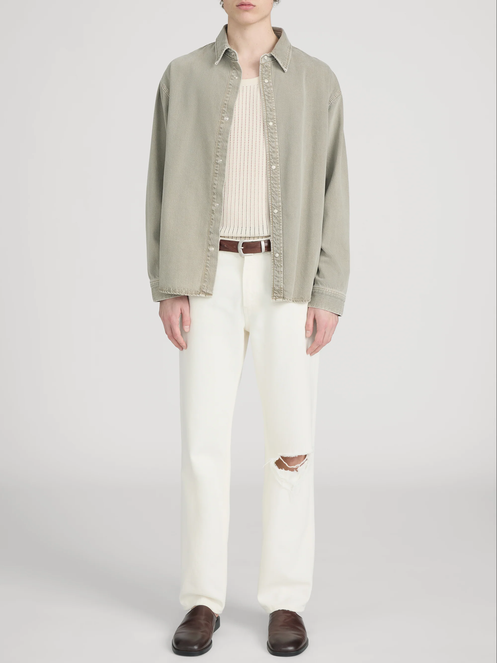 Relaxed Denim Shirt -- Stormcloud - Image 2