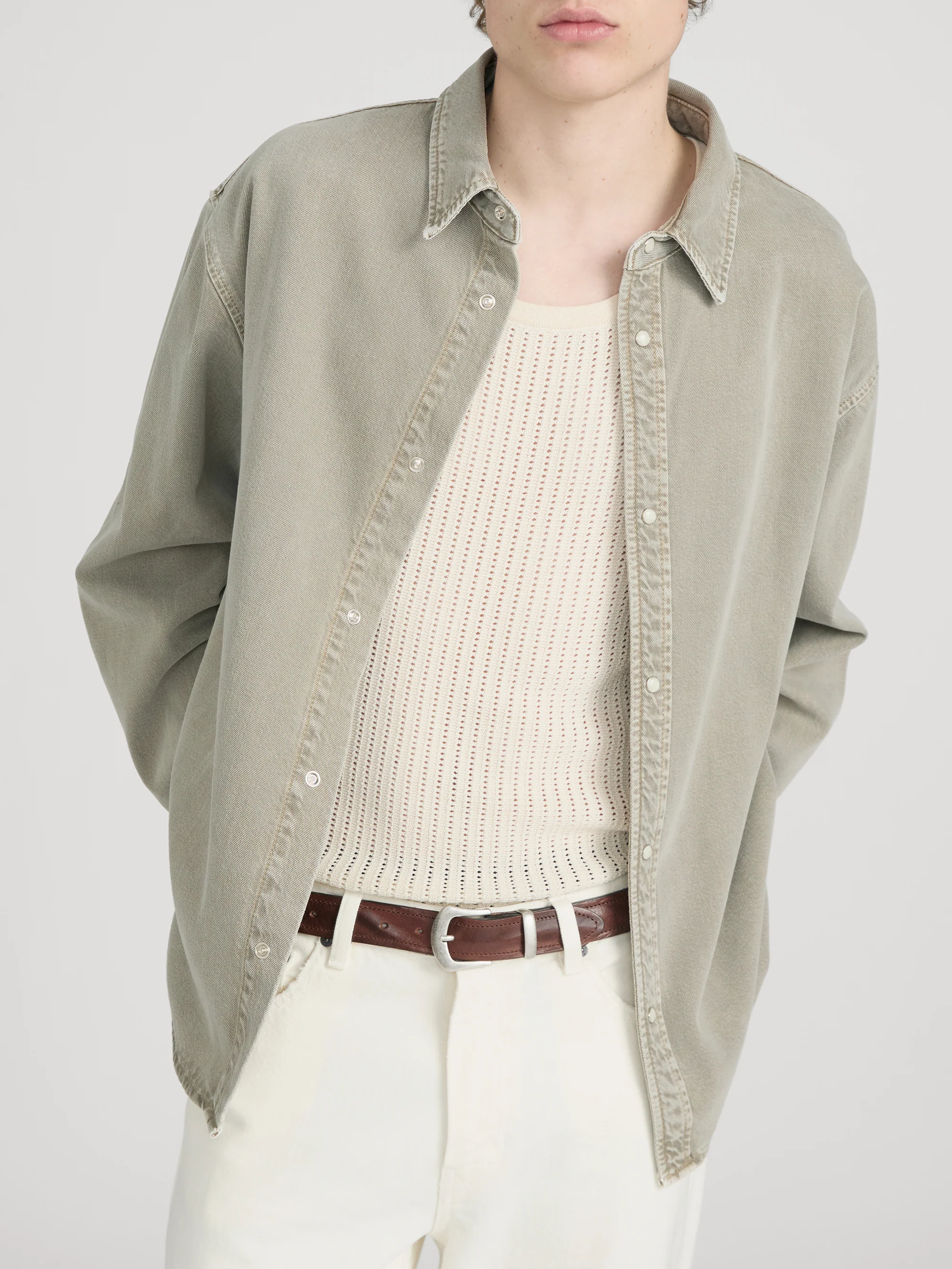 Relaxed Denim Shirt -- Stormcloud - Image 3