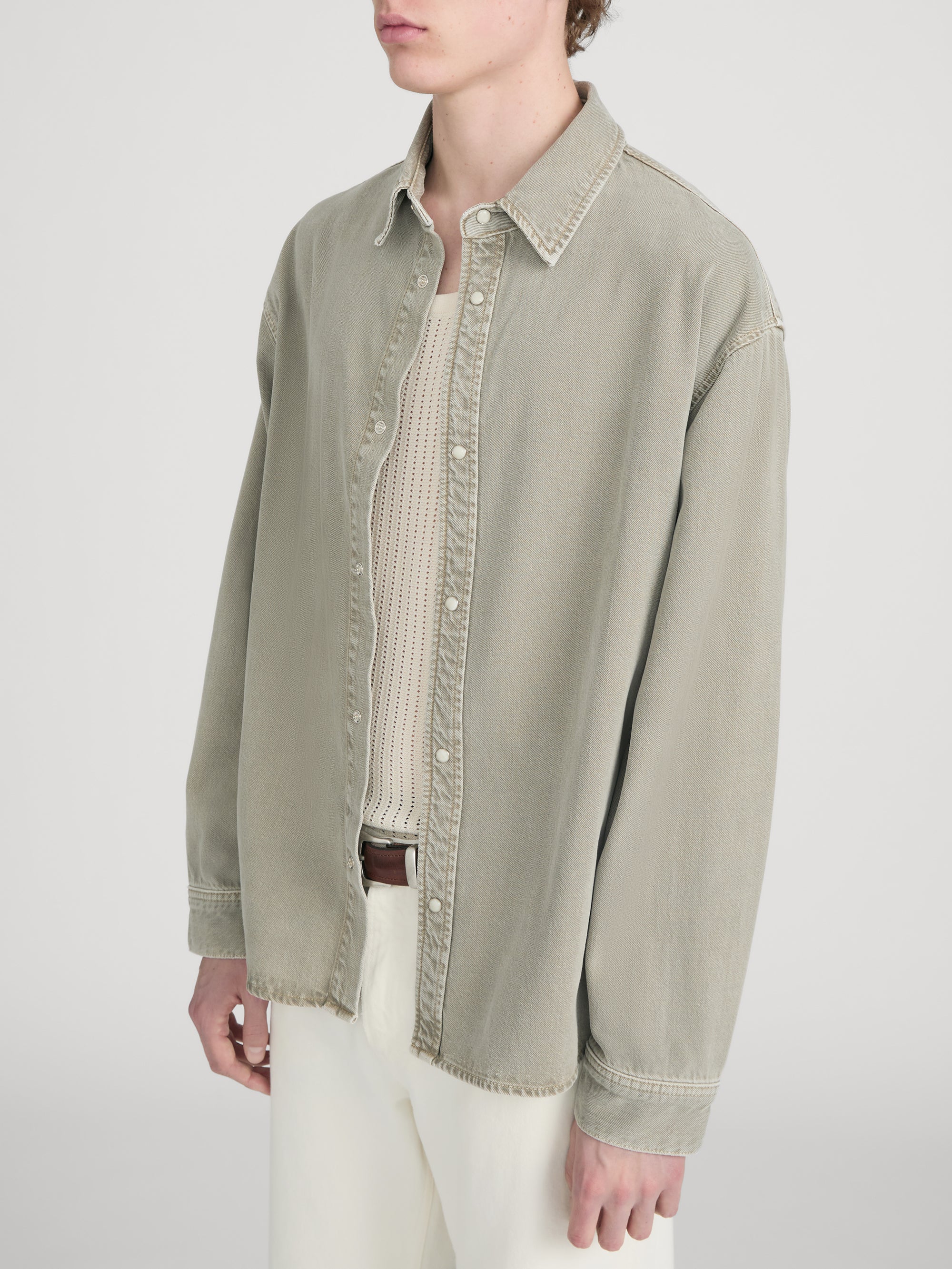 Relaxed Denim Shirt -- Stormcloud - Image 4