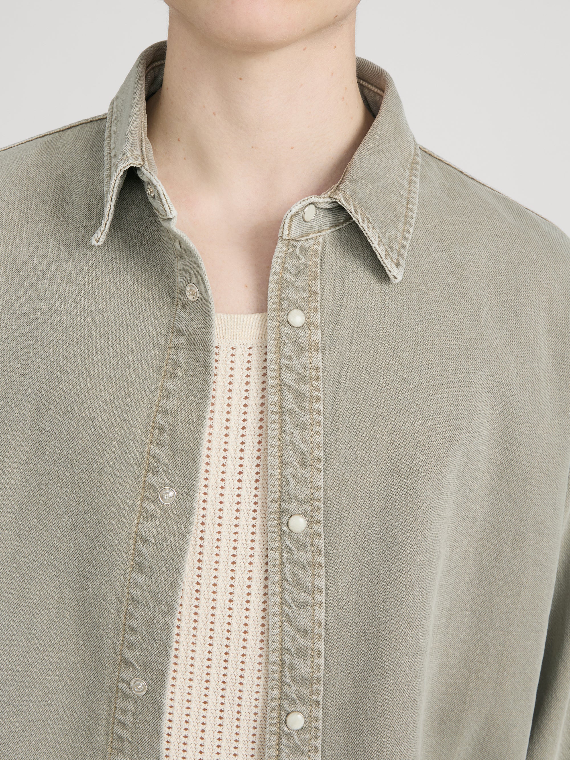 Relaxed Denim Shirt -- Stormcloud - Image 5