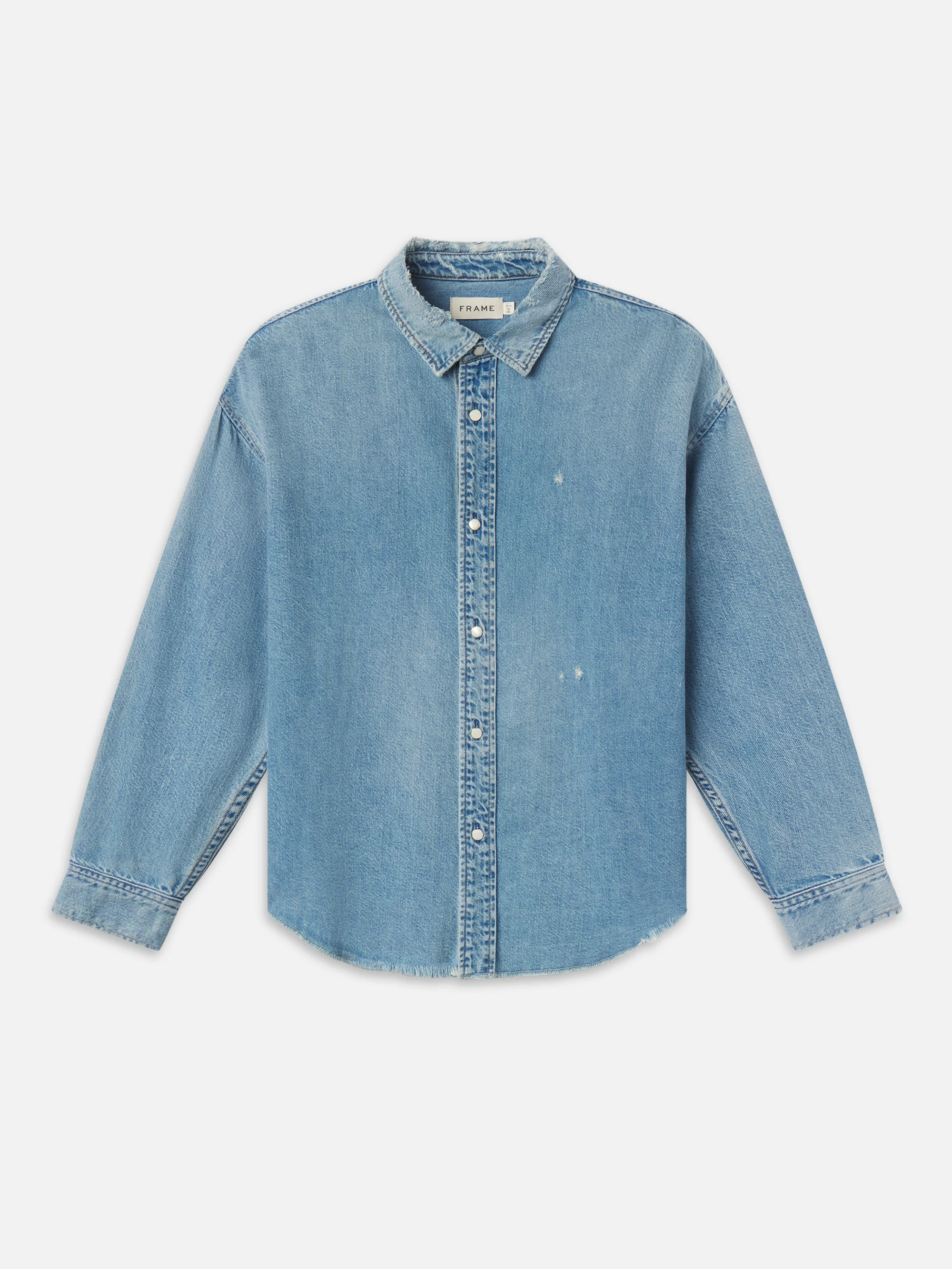 Relaxed Denim Shirt - Image 4