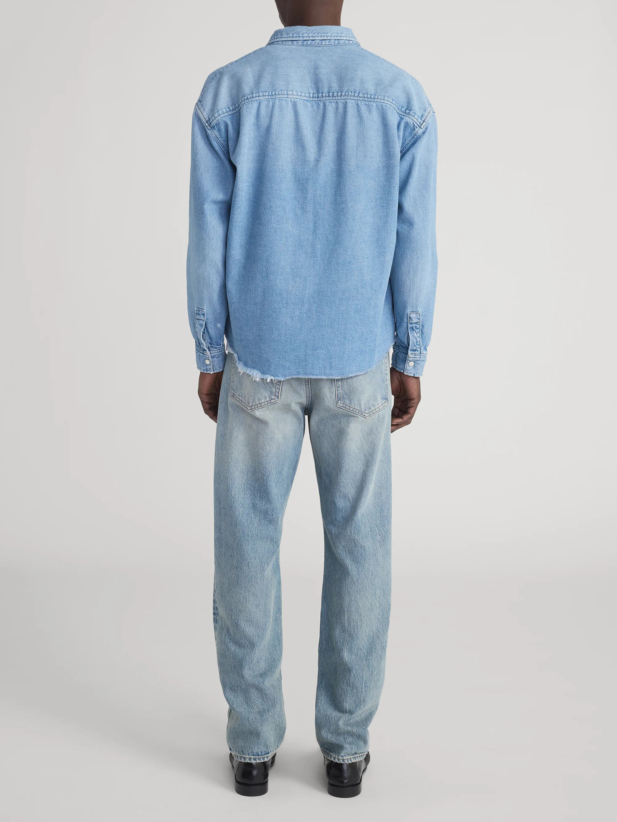 Relaxed Denim Shirt -- Voltage - Image 6