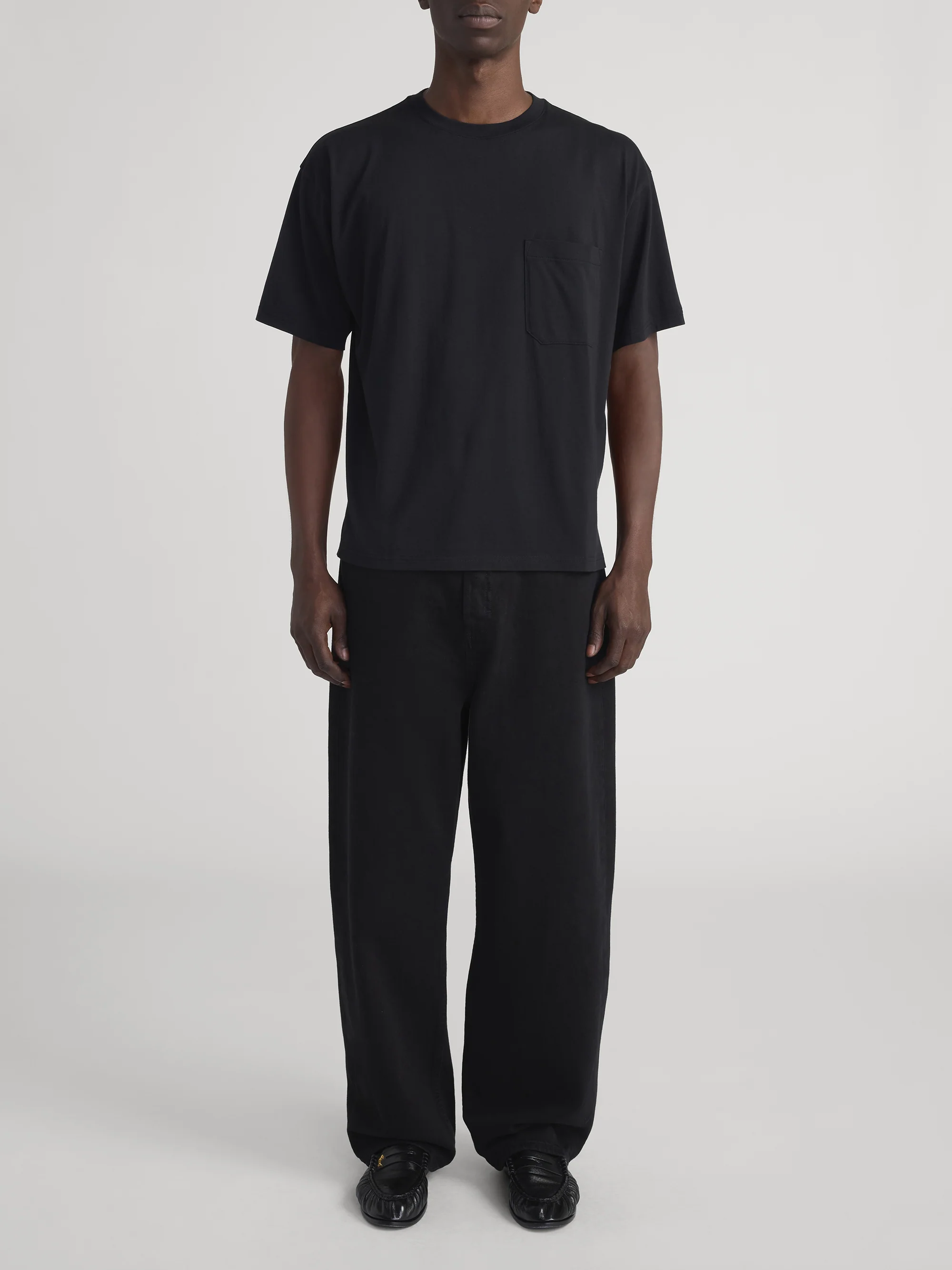 Relaxed Pocket Tee -- Black - Image 2