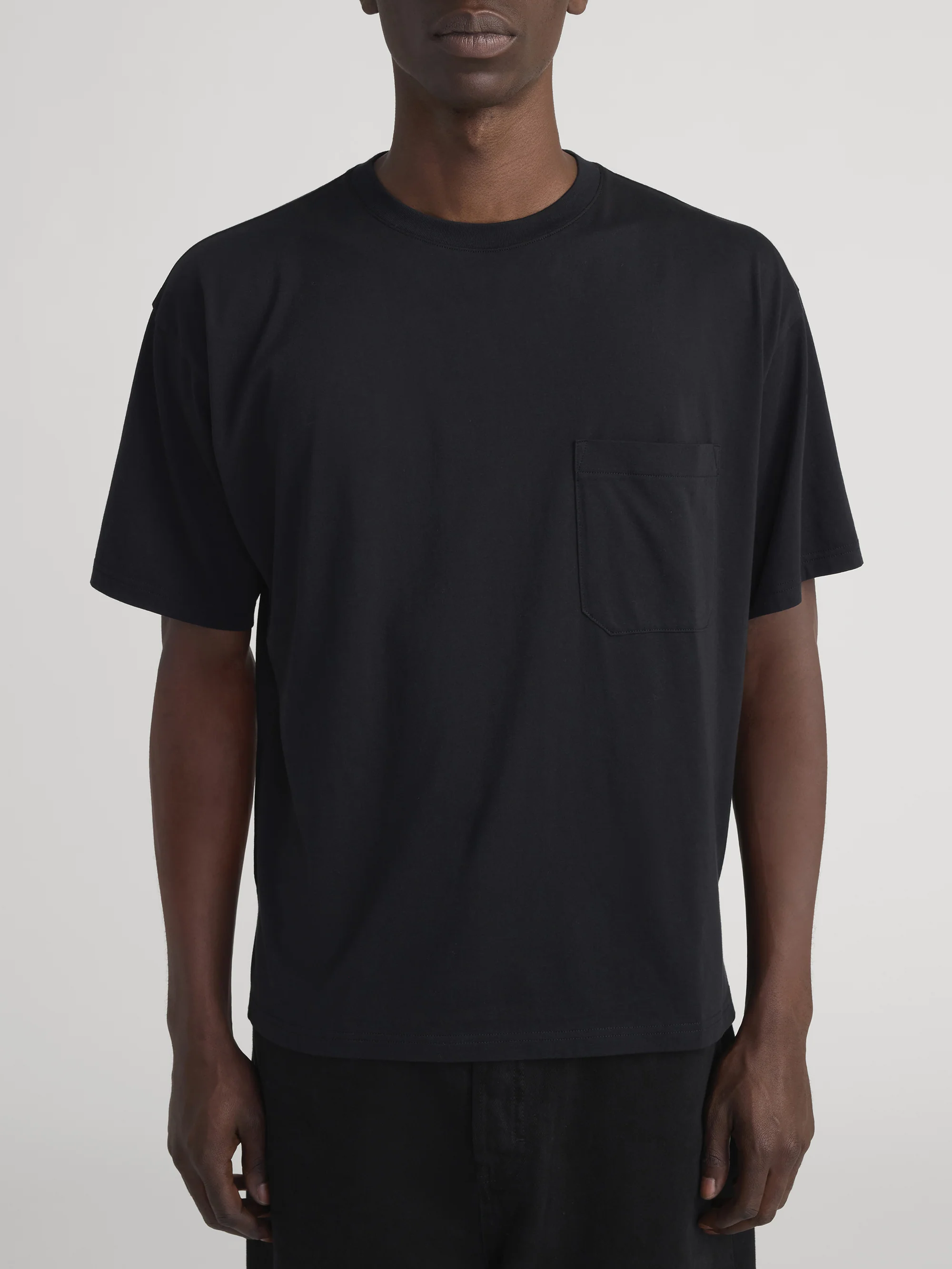 Relaxed Pocket Tee -- Black - Image 3