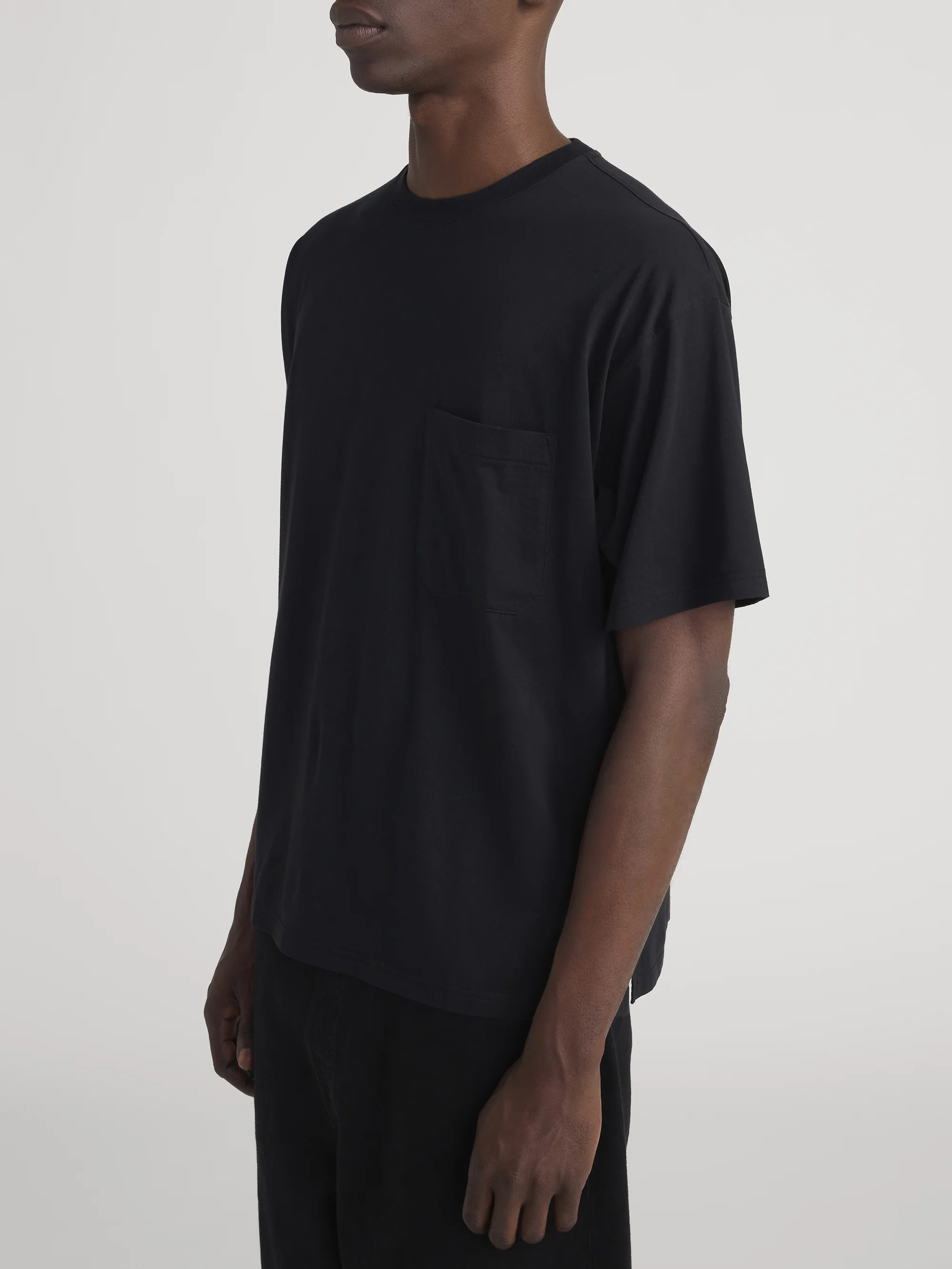 Relaxed Pocket Tee -- Black - Image 5