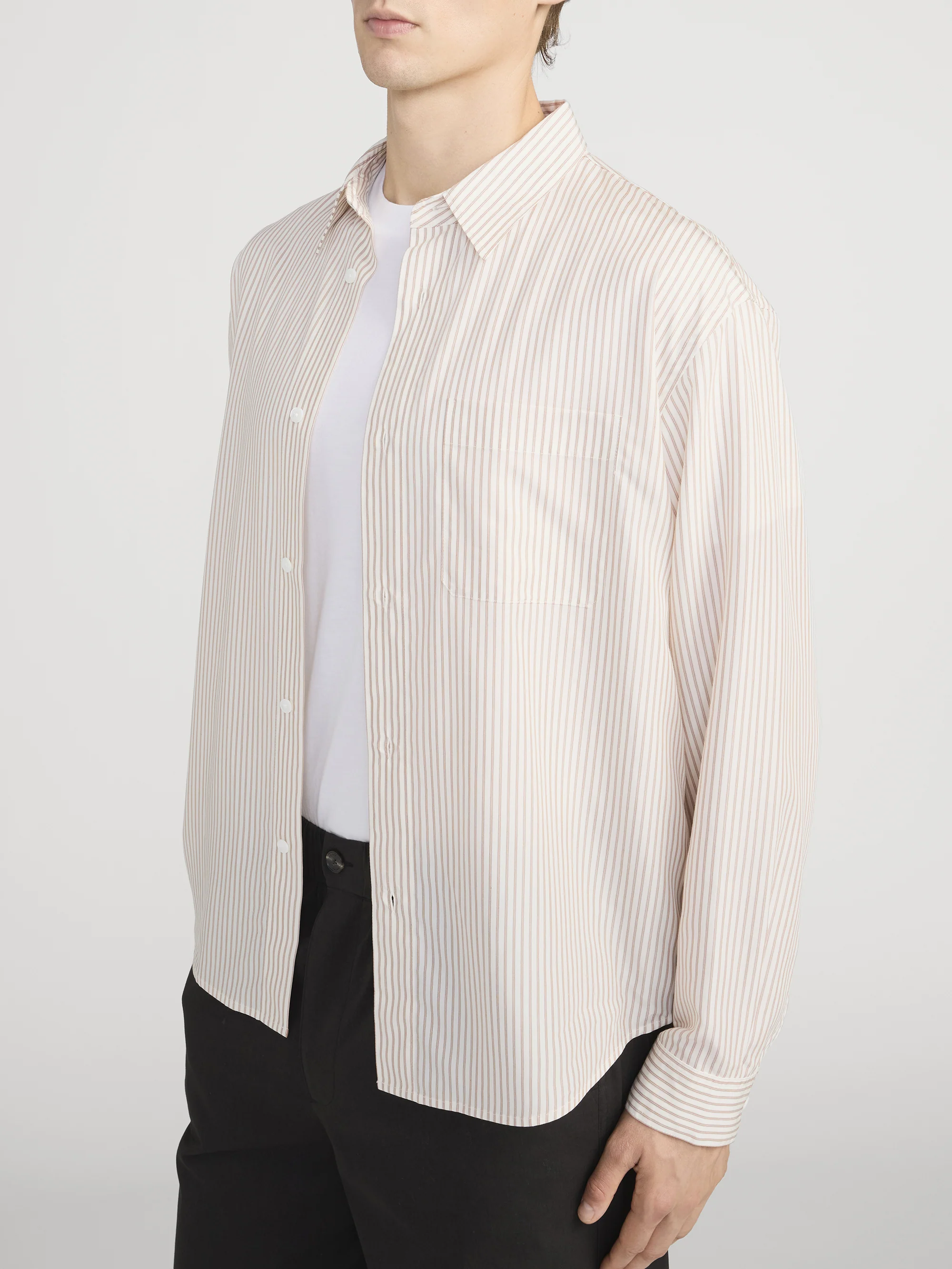 Relaxed Shirt -- Brown Stripe - Image 4
