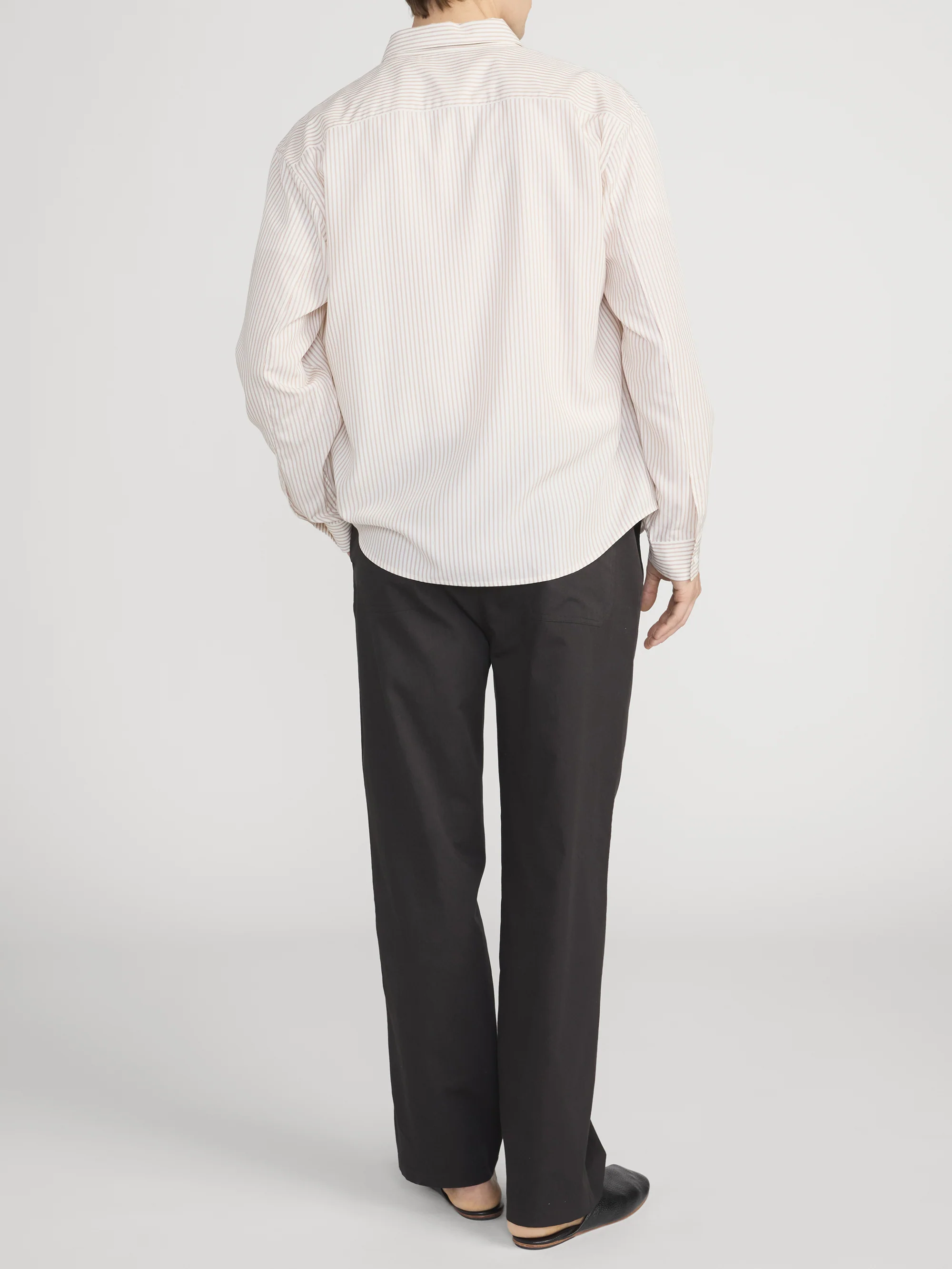 Relaxed Shirt -- Brown Stripe - Image 6