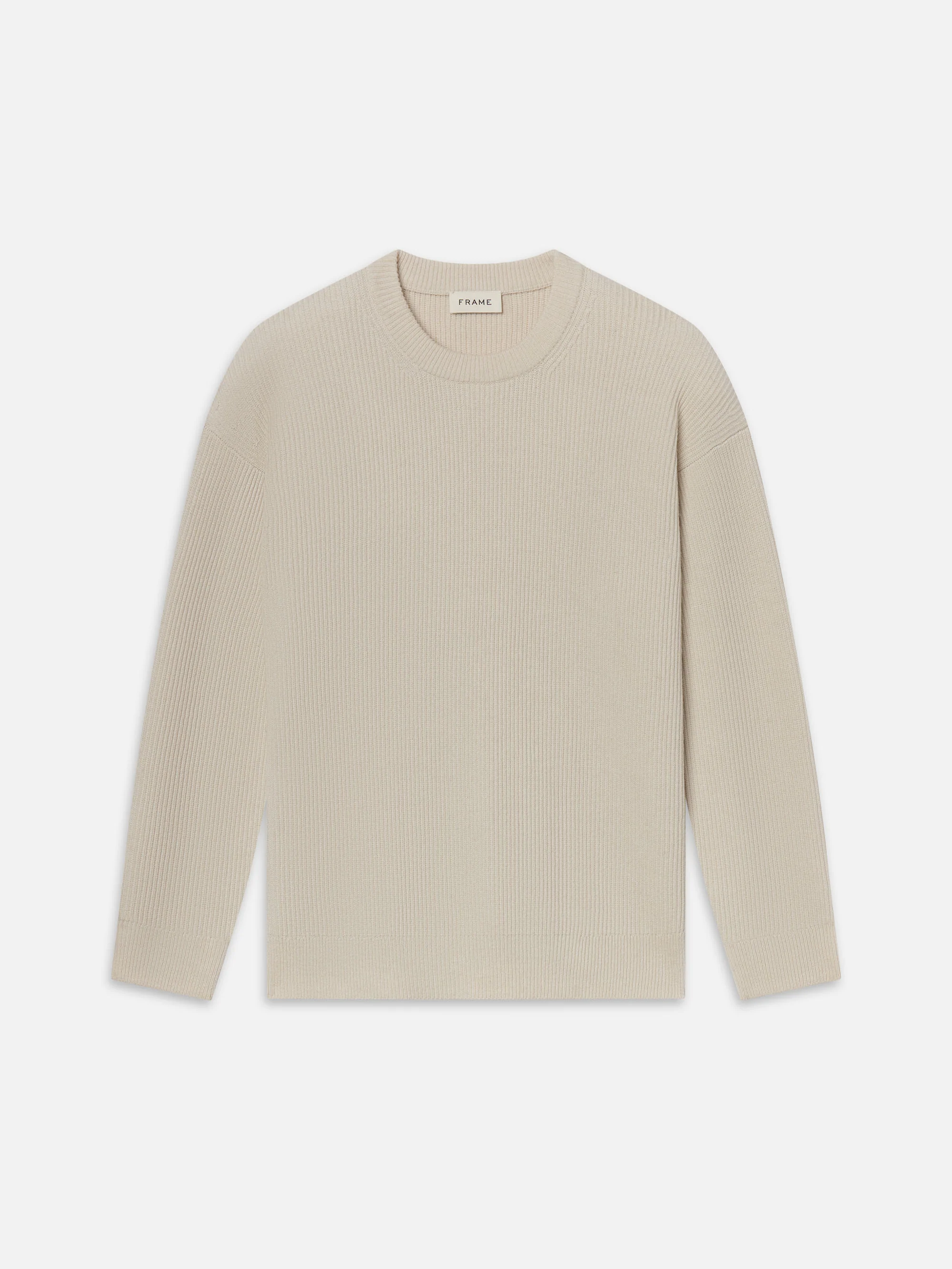 Ribbed Crewneck Sweater