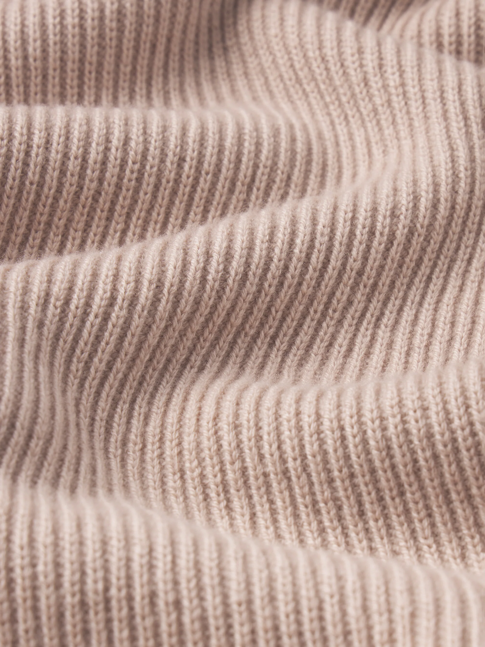 Ribbed Crewneck Sweater -- Light Mauve - Image 7